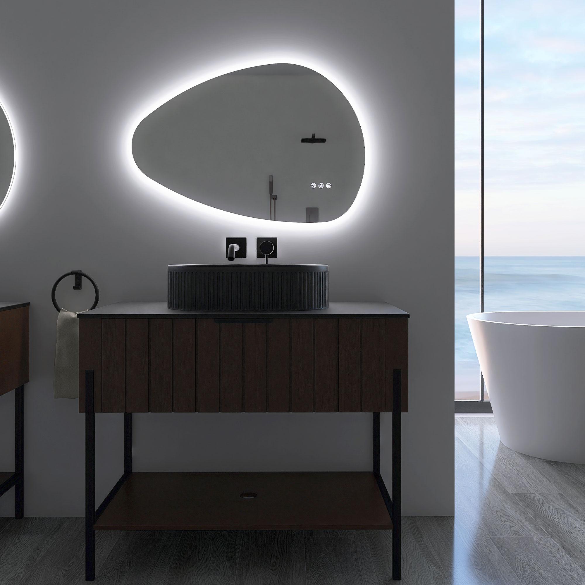 Bayfeve BF-233446-MIR Framed-Bath-Mirrors - View #2
