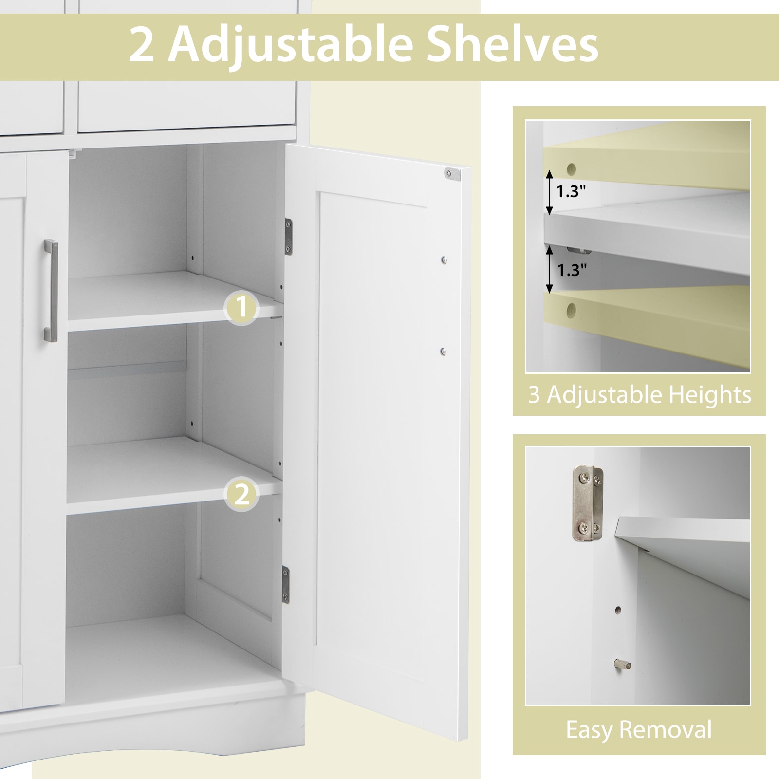 Slickblue D-CO-HW5887AB Linen-Cabinets - View #8