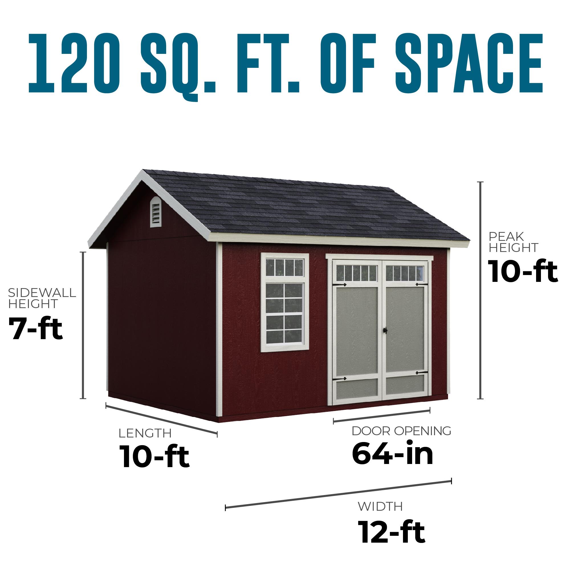 Heartland 195679 Wood-Storage-Buildings - View #4