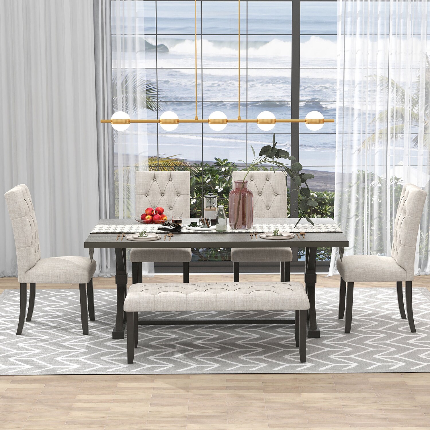 SINOFURN SYA010258GY Dining-Sets - View #7