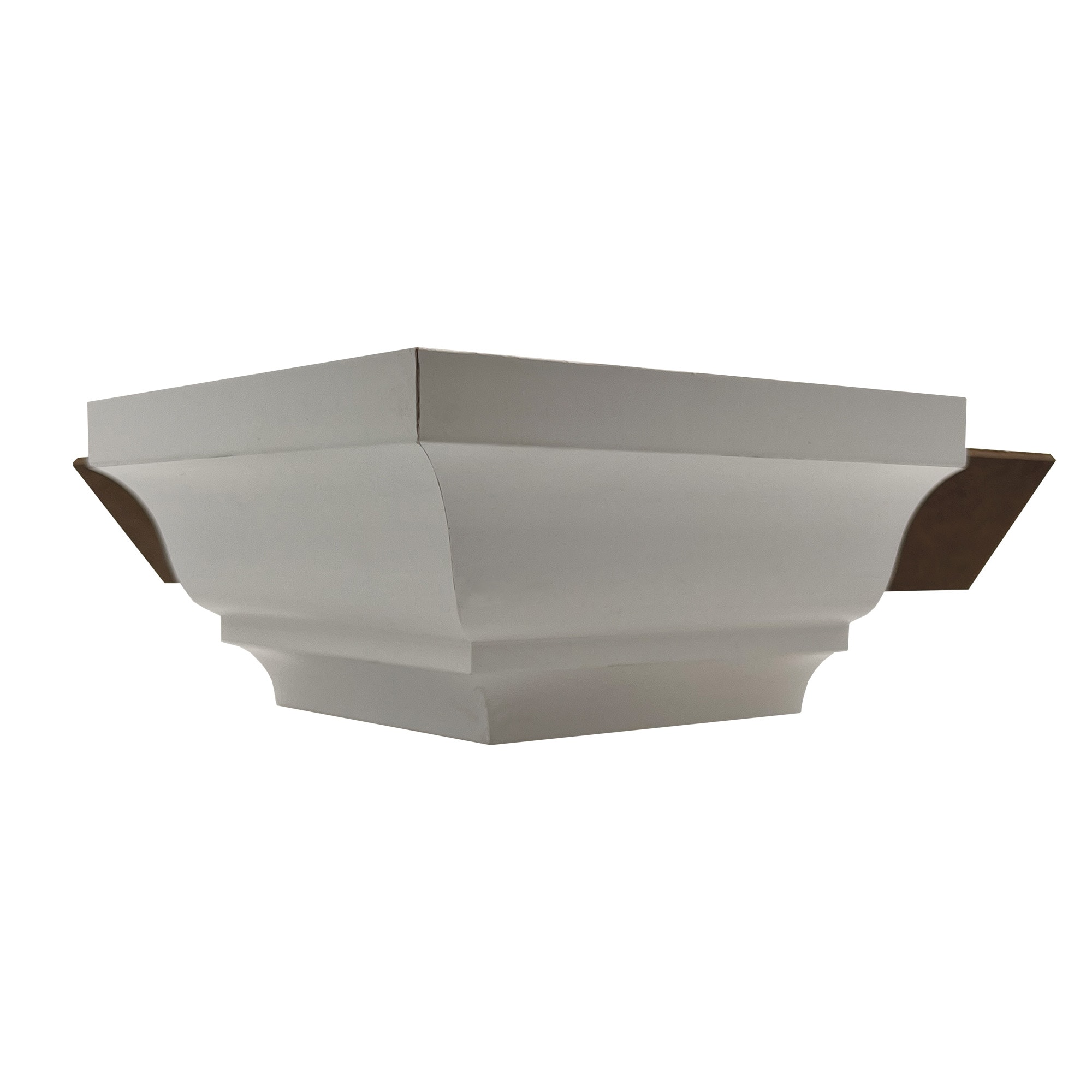  L51 O/S FJP-PRIM 2-21/32-in x 9/16-in Interior Primed Colonial L51 Outside corner Crown Moulding Block