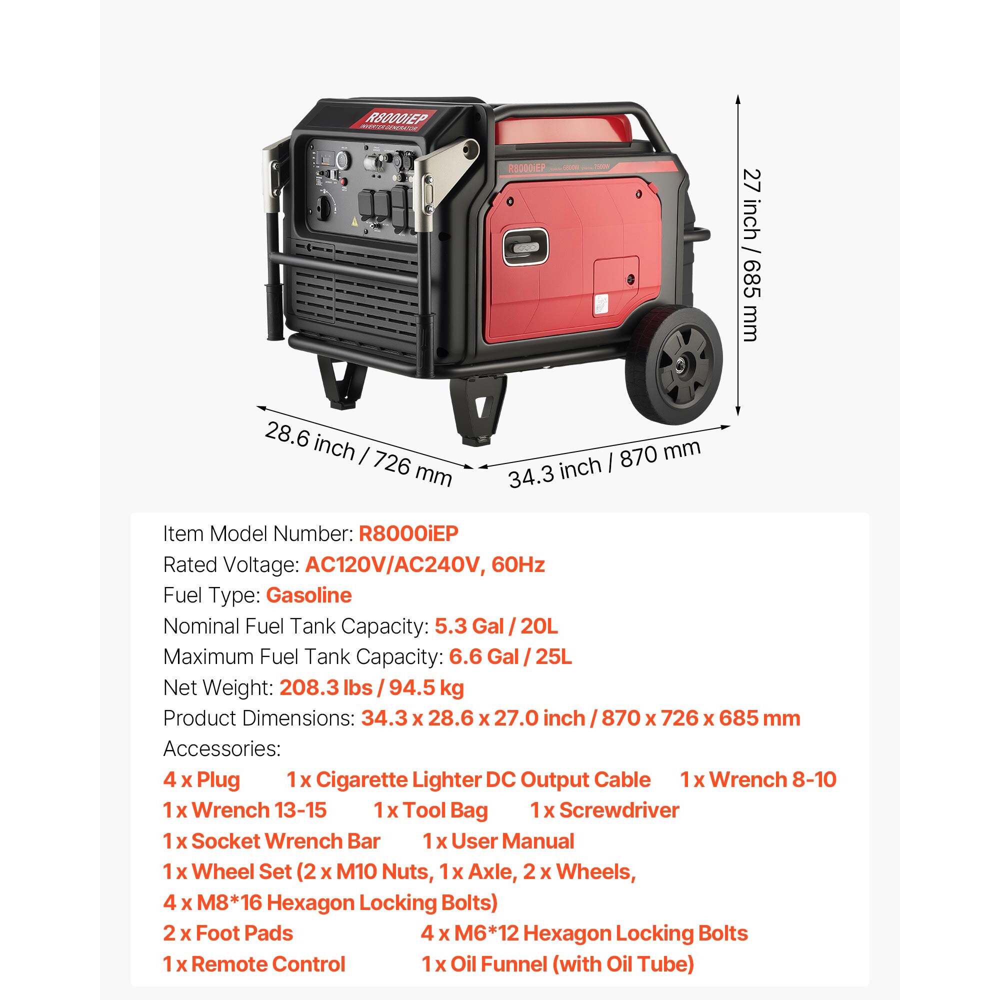 GIVIMO LW108GIVSS4932 Inverter-Generators - View #6