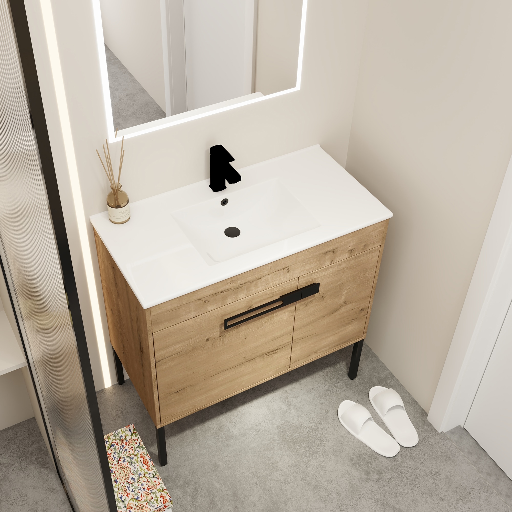 Forclover QNM-0136-IMO Bath-Vanity-Combo - View #2