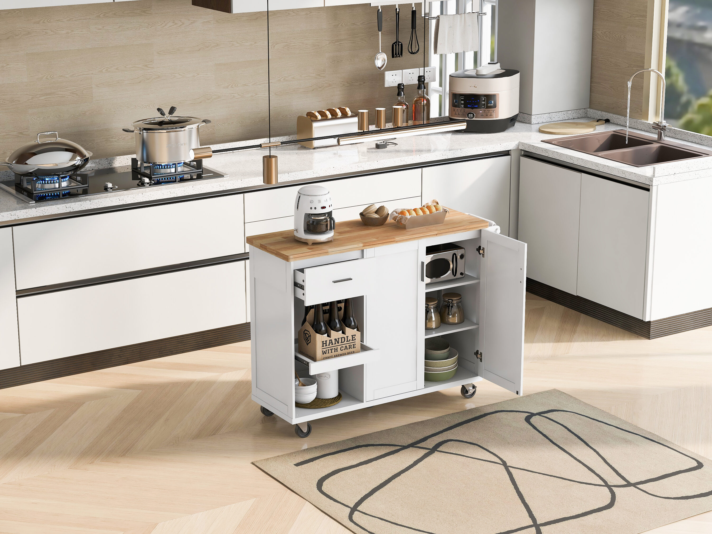 Runesay QCKCISLD04-03 Kitchen-Furniture - View #6