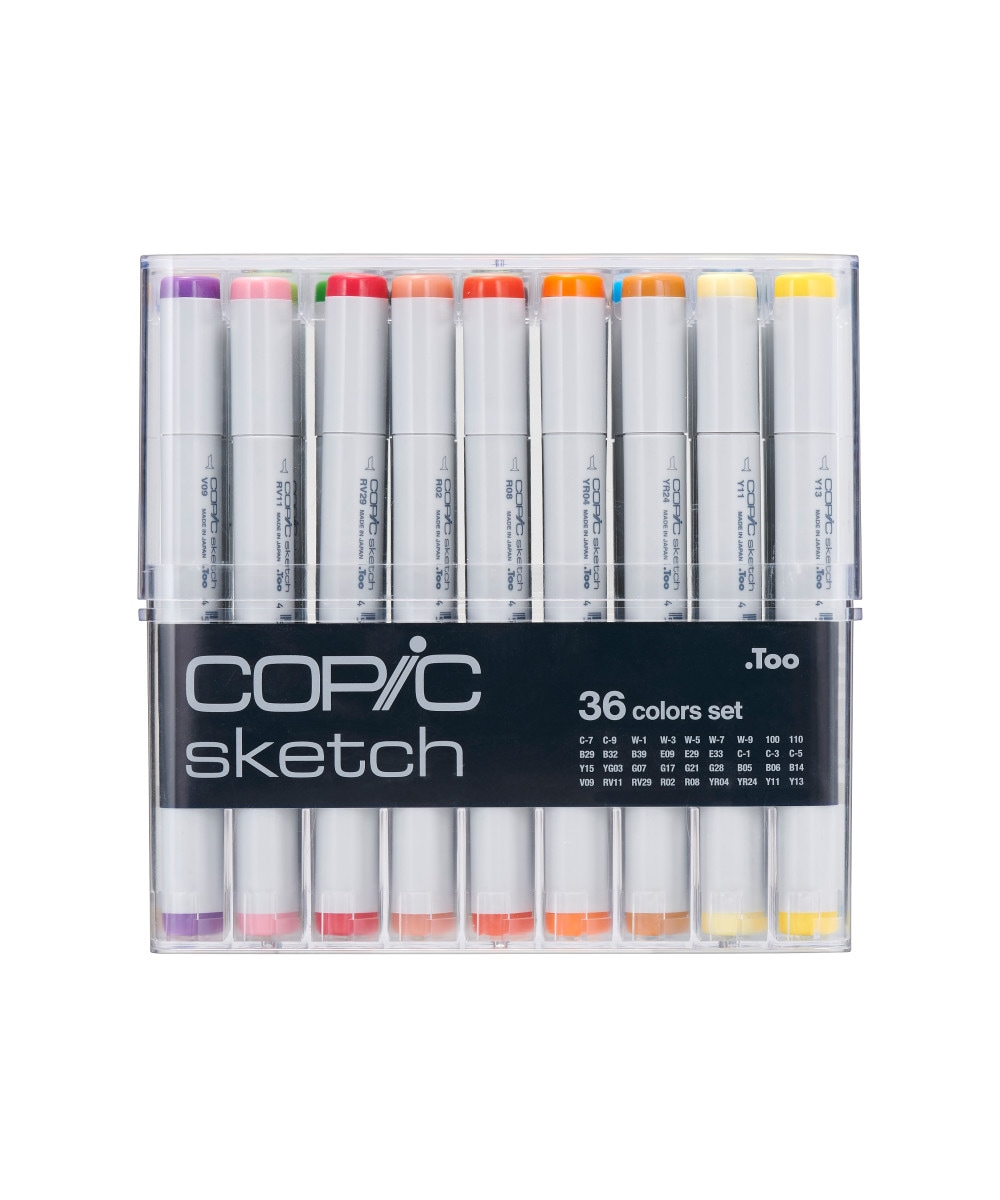 COPIC CMSB36V2 CMSB36V2 Multiple Colors/Finishes Plastic Assorted