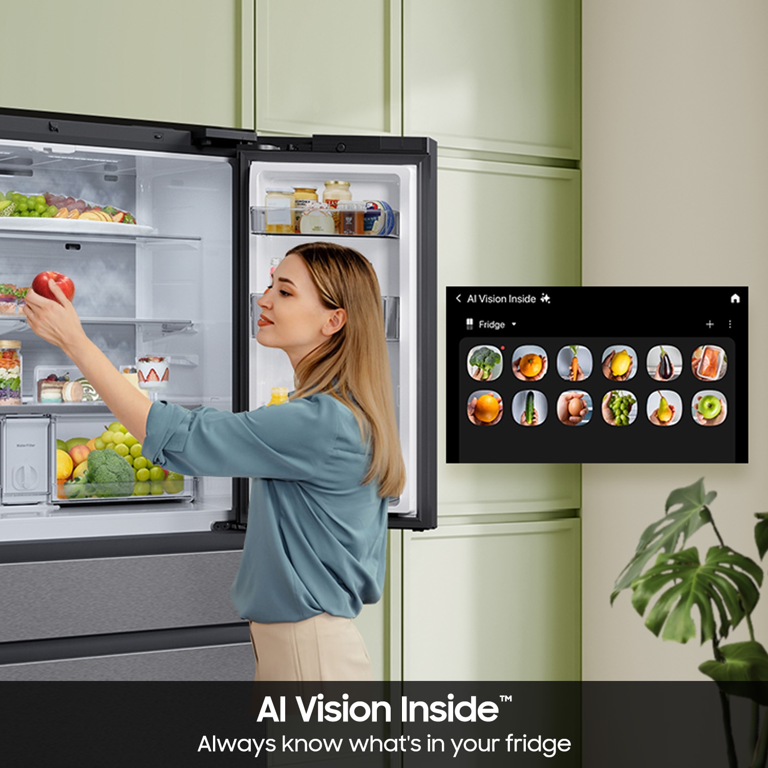 Samsung RF90F29AEW French-Door-Refrigerators - View #13