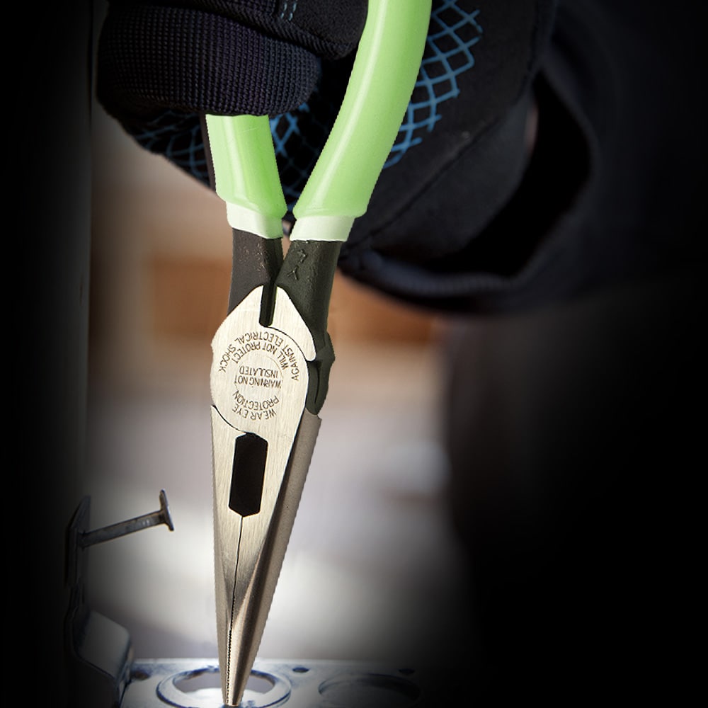Klein Tools D2038GLW sidecutters - View #3