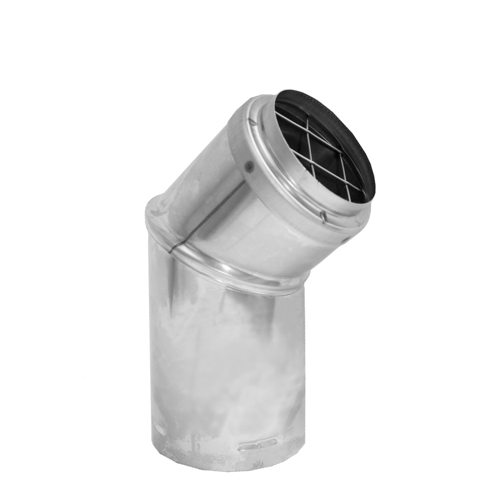 DuraVent Gray Pellet Vent Clean-out Tee in the Wood & Pellet Stove  Accessories department at