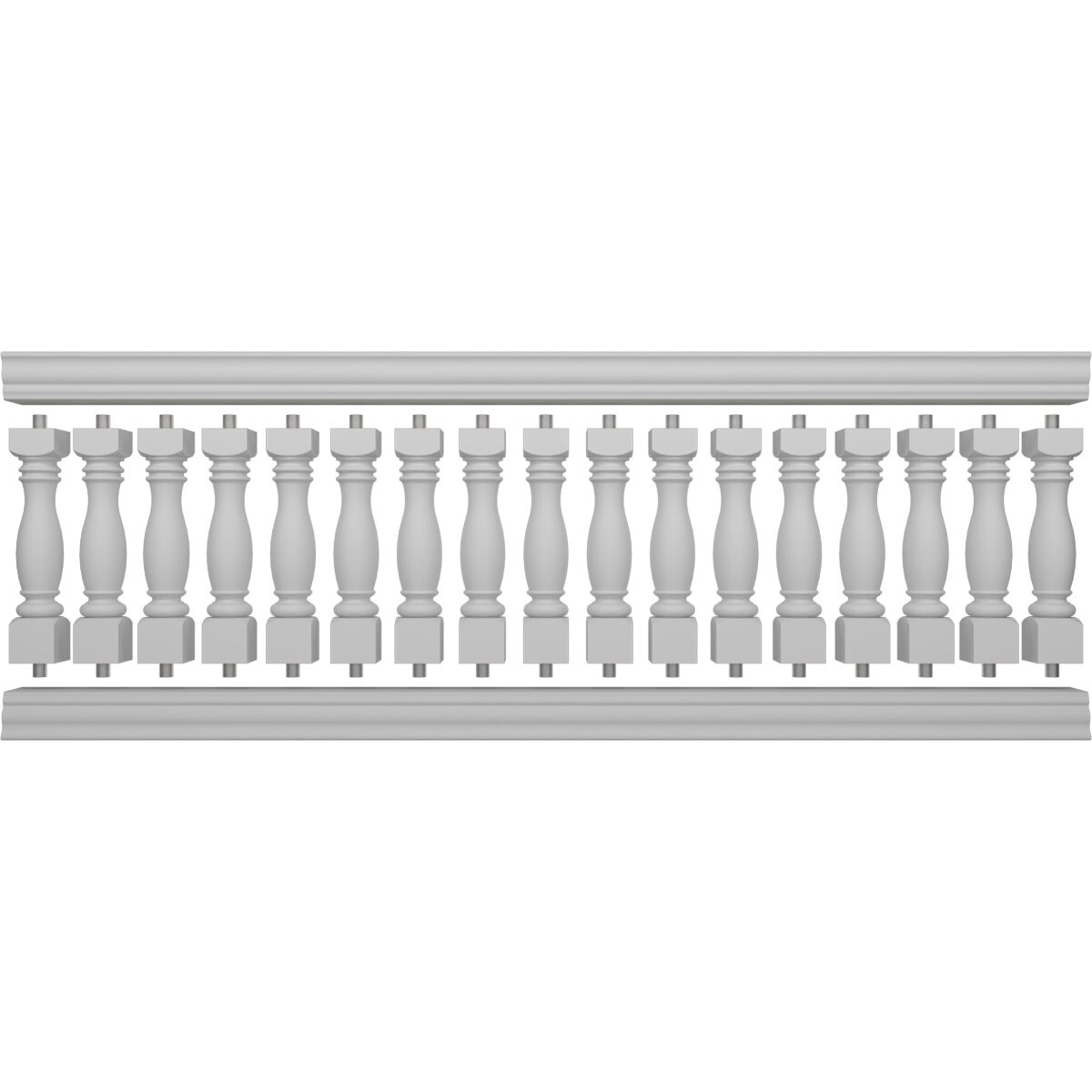 Ekena Millwork BALK40X120EMD railings - View #5