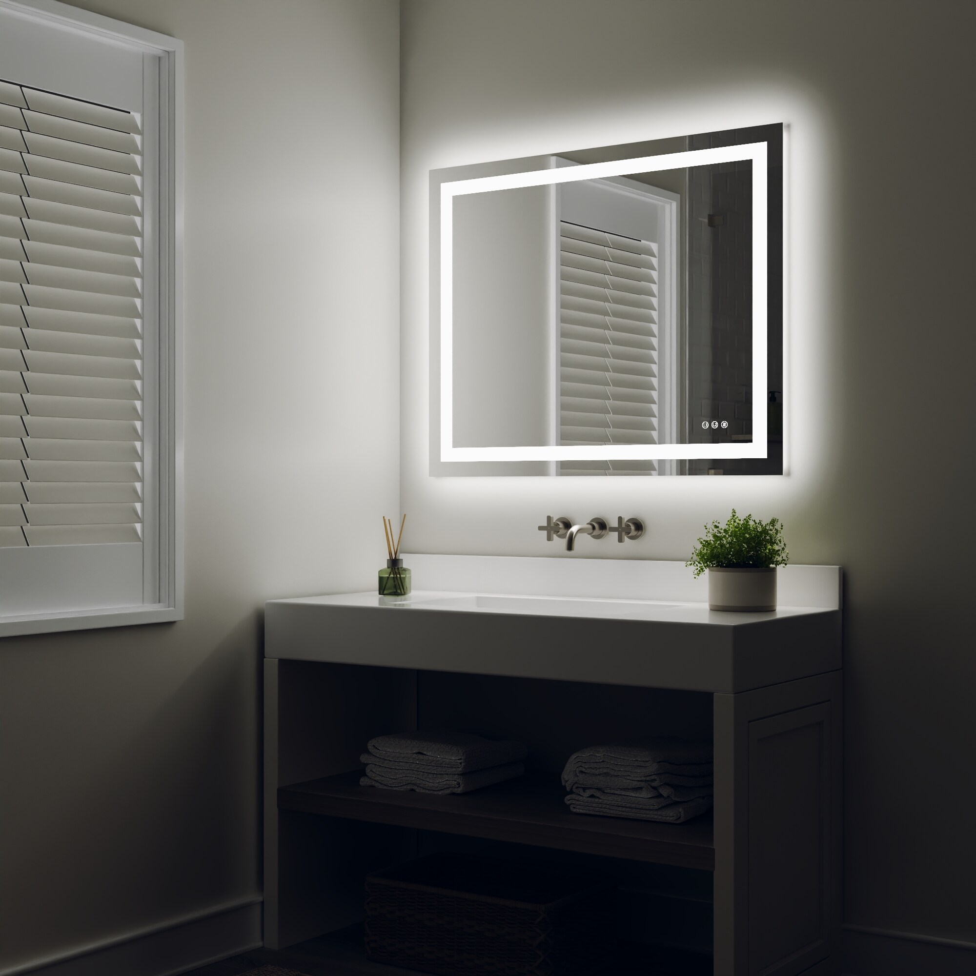 ES-DIY DLBM4032V16FBX Framed-Bath-Mirrors - View #2