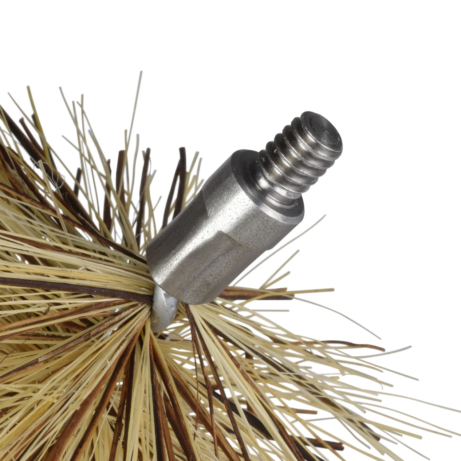 4 Pellet Stove Brush, twisted wire center w/ ball tip, 5/16-18 thread :  Rodtech USA