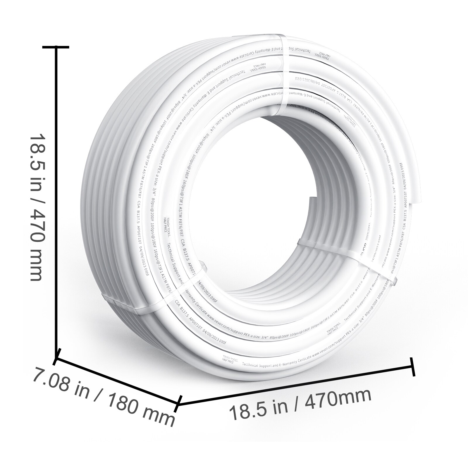 VEVOR SCPEXAG34INC04687V0 Pex-Crimp-Fittings - View #2