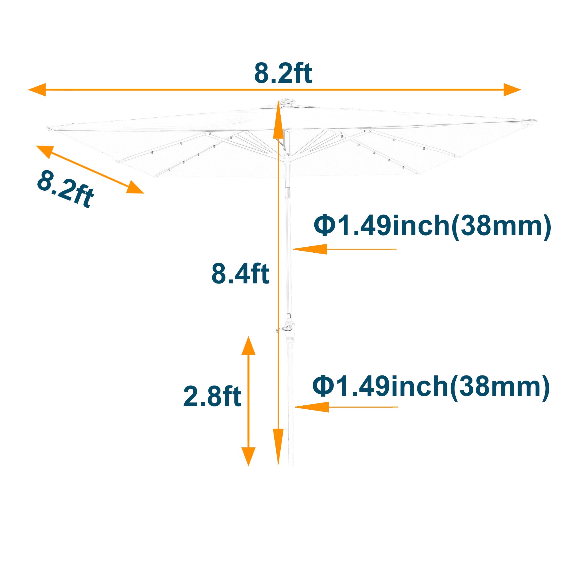 ToolCat LS2-6-HW Umbrellas-2 - View #3