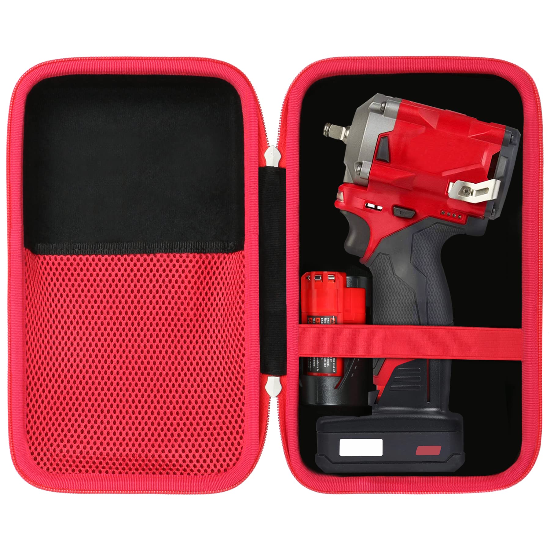 SenQWFa  Hard Storage Case Replacement for Milwaukee 2554-20 M12 Fuel Stubby 3/8 Impact Wrench Case Only durable home and