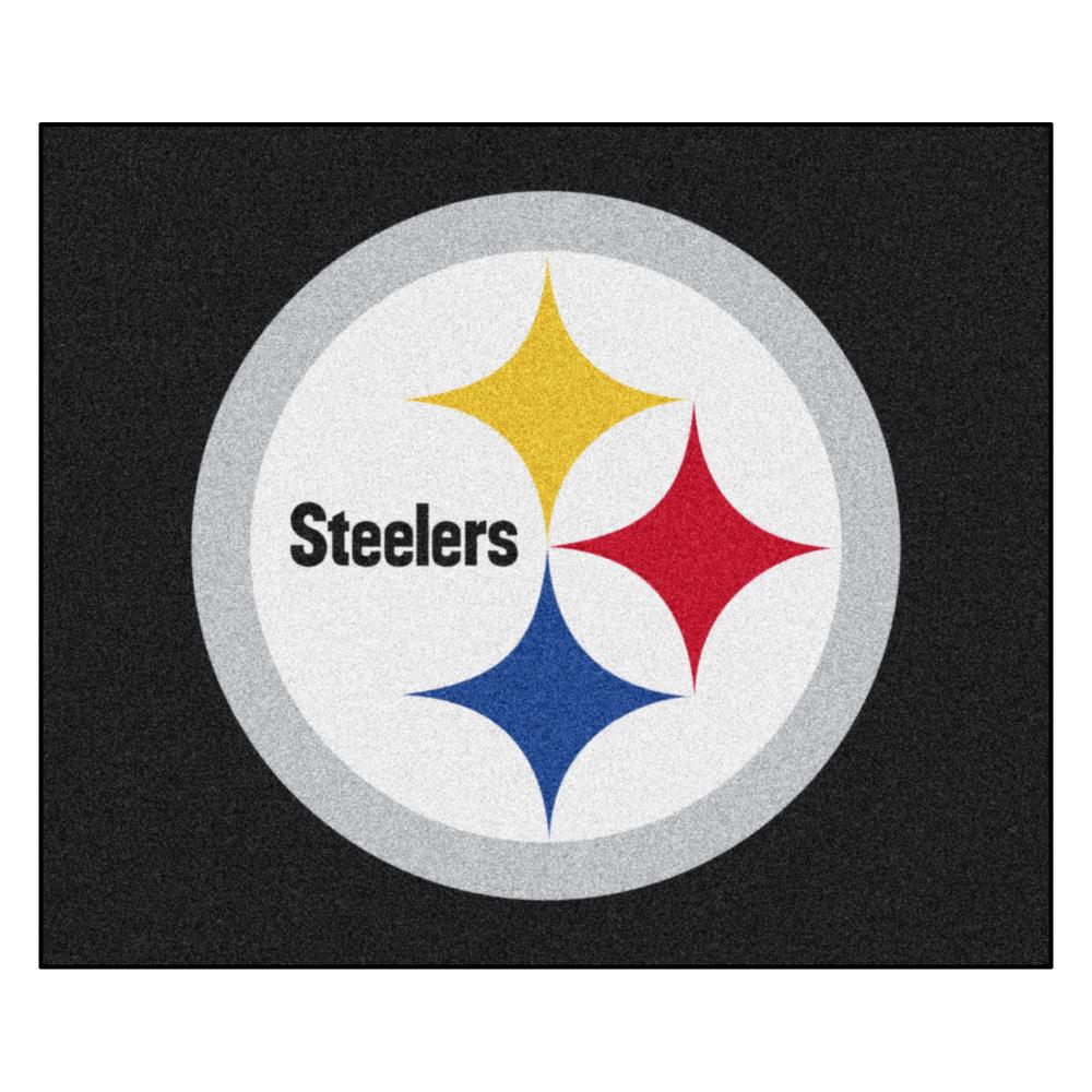 NFL 5' x 6' Pittsburgh Steelers Tailgater Rug