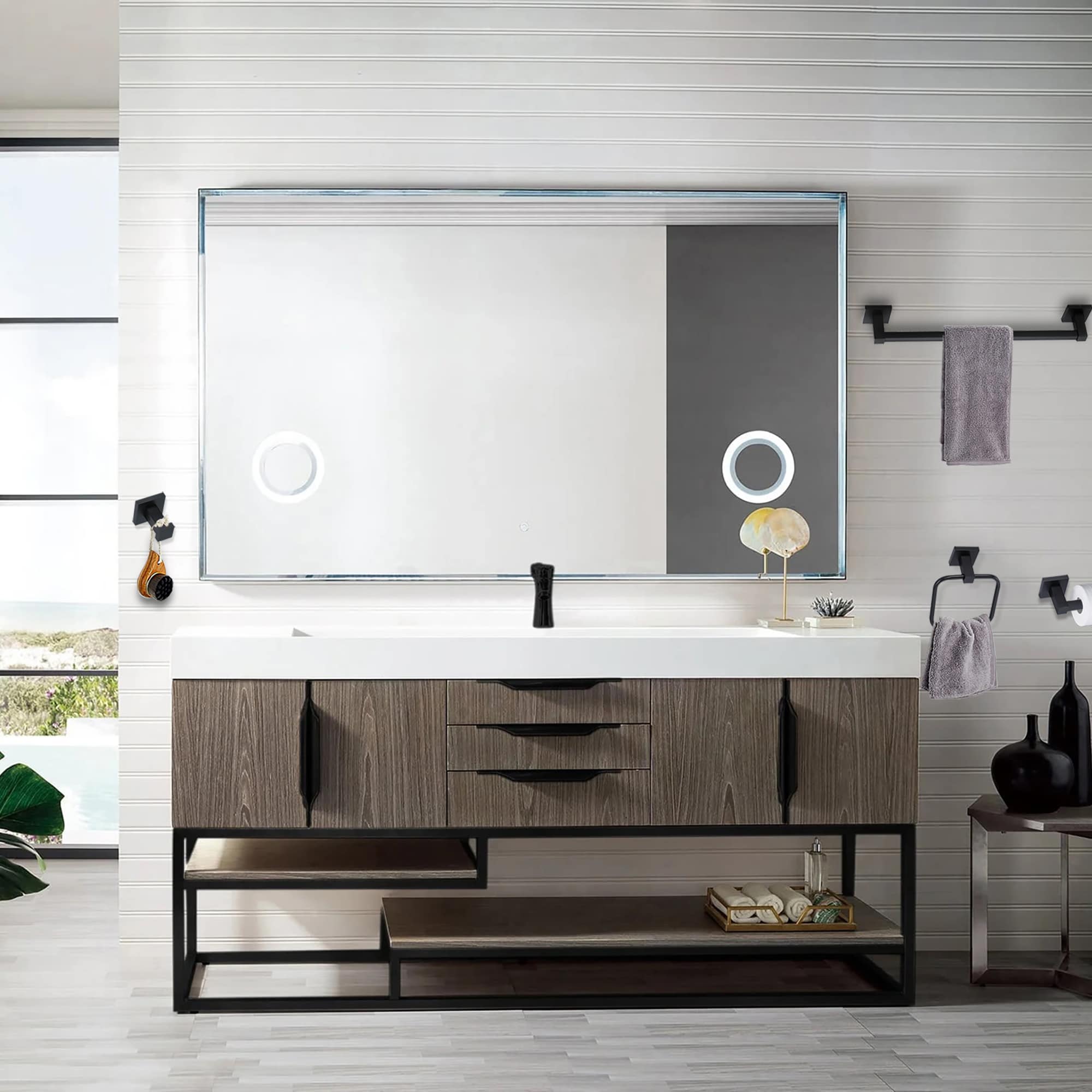 FAYMART LIGHTING FLB52059-BK Decorative-Bath-Hardware-Kits - View #8