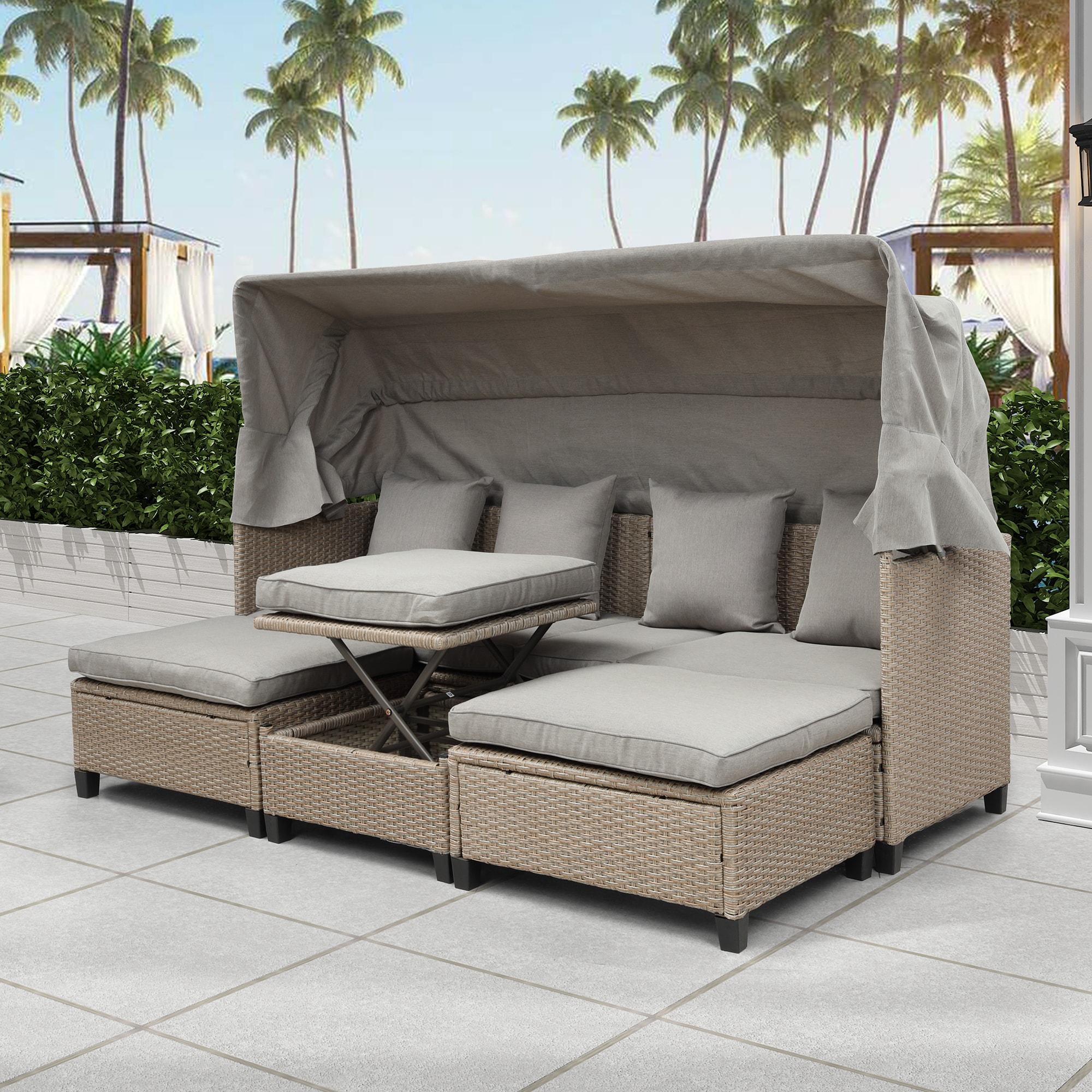 ModernLuxe L-SH000121AAE Patio-Sofas-Daybeds - View #2