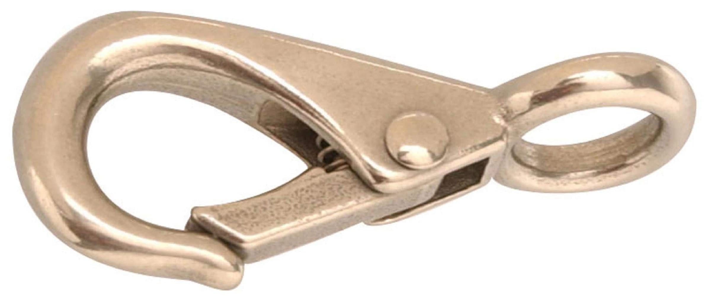 DAMAR DayMark Stainless Steel Rigid Round-Eye Quick Snap 3/8 Eye 90 lb WLL #T7631404