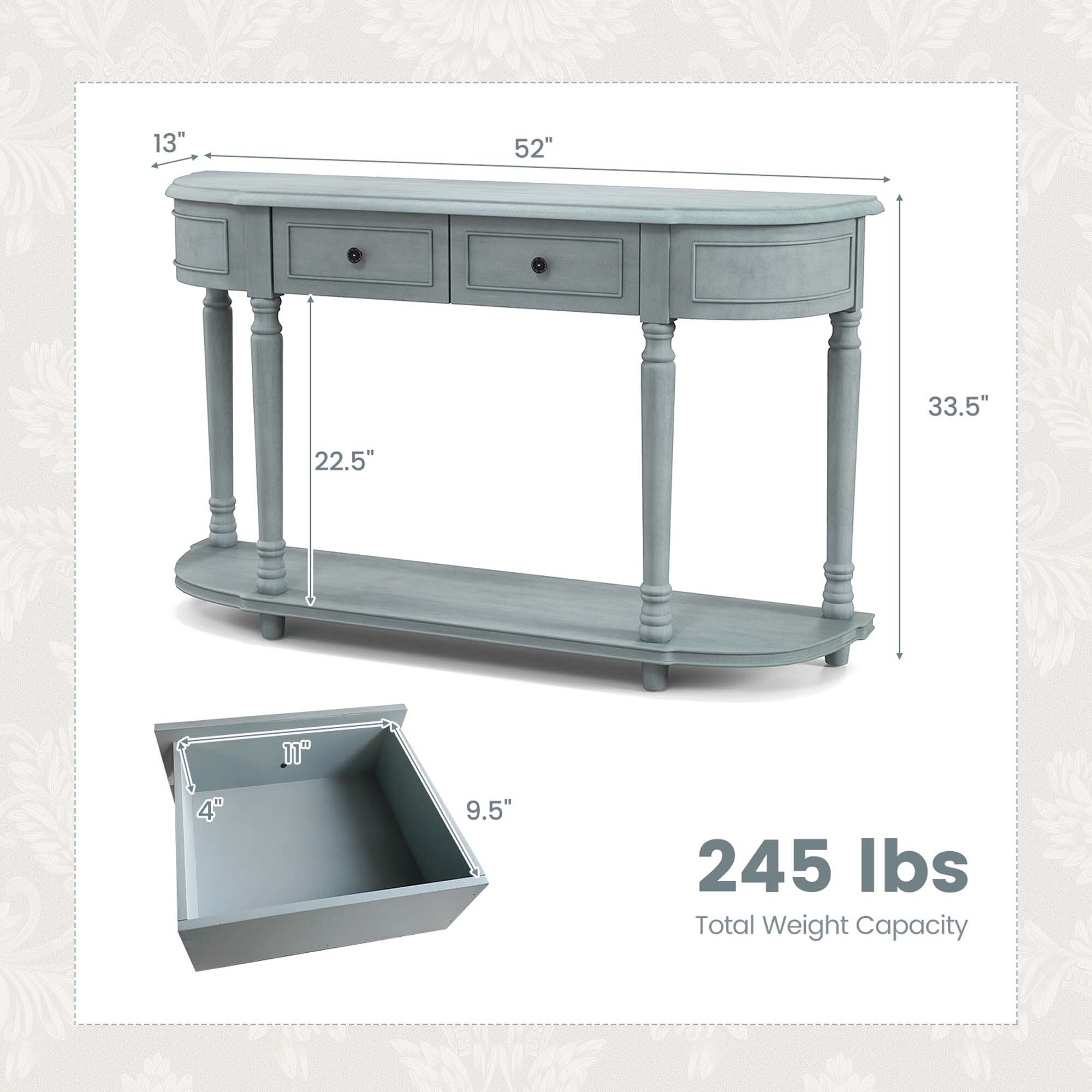 Costway SXL00173 Console-Sofa-Tables - View #2