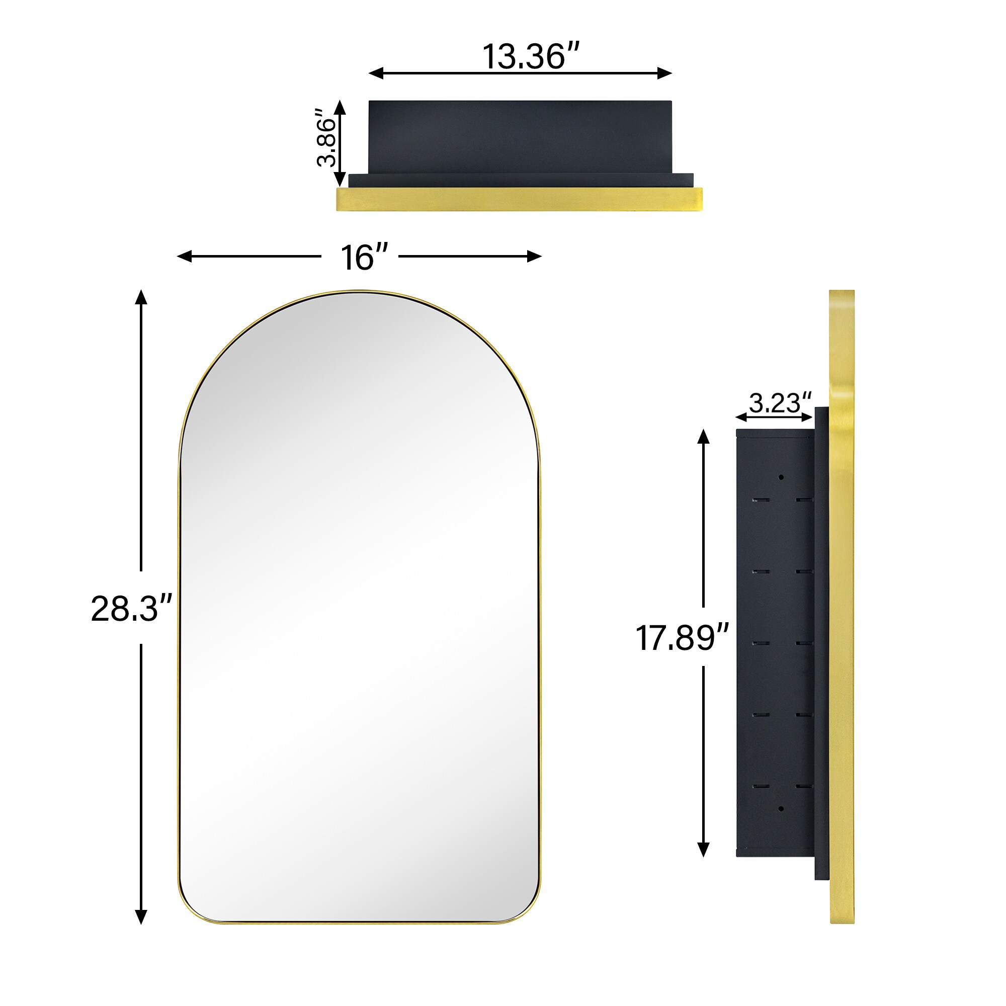 TEHOME GC-00591 Bathroom-Medicine-Cabinets - View #8