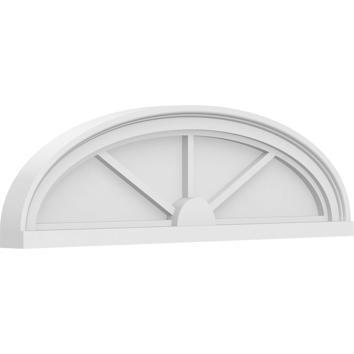 Ekena Millwork PEDPS030X085ELL03 30-in W x 8.5-in L PVC Pediment