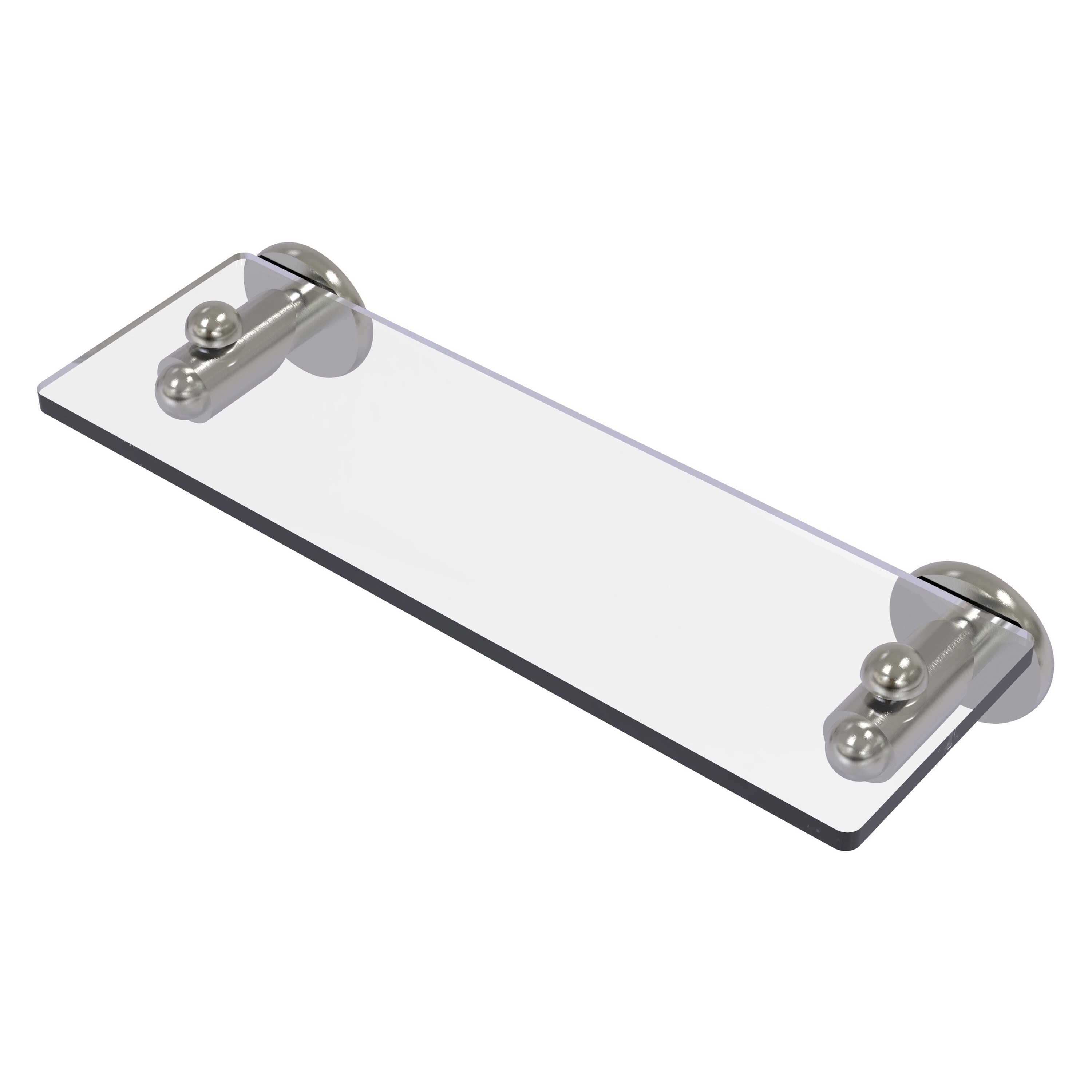 Allied Brass SH-1/16-SN Soho Satin Nickel Wall mount Bathroom Shelf ( 16-in x 2.75-in x 5-in )