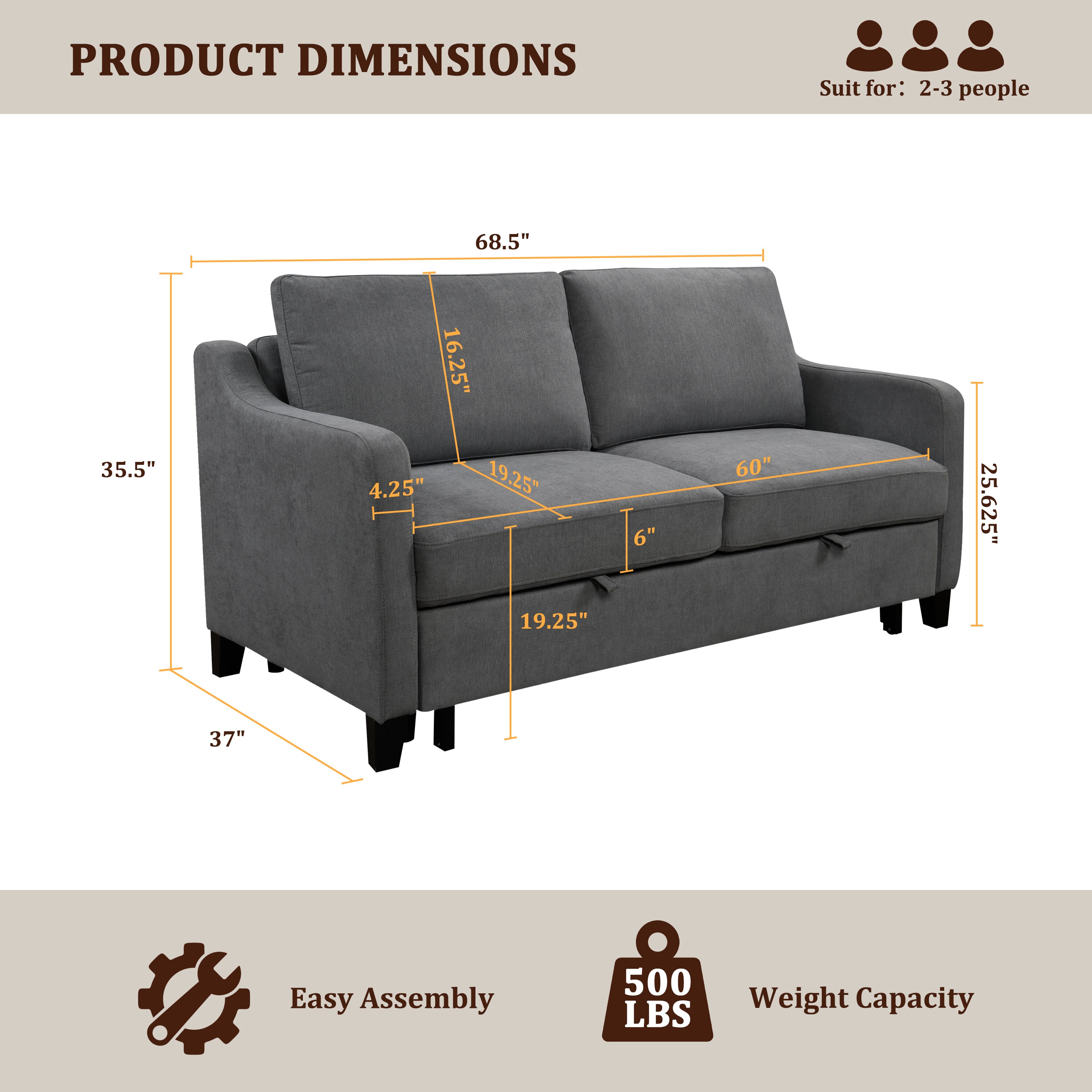 Mondawe M0-N7S346A Sofas-Loveseats - View #5