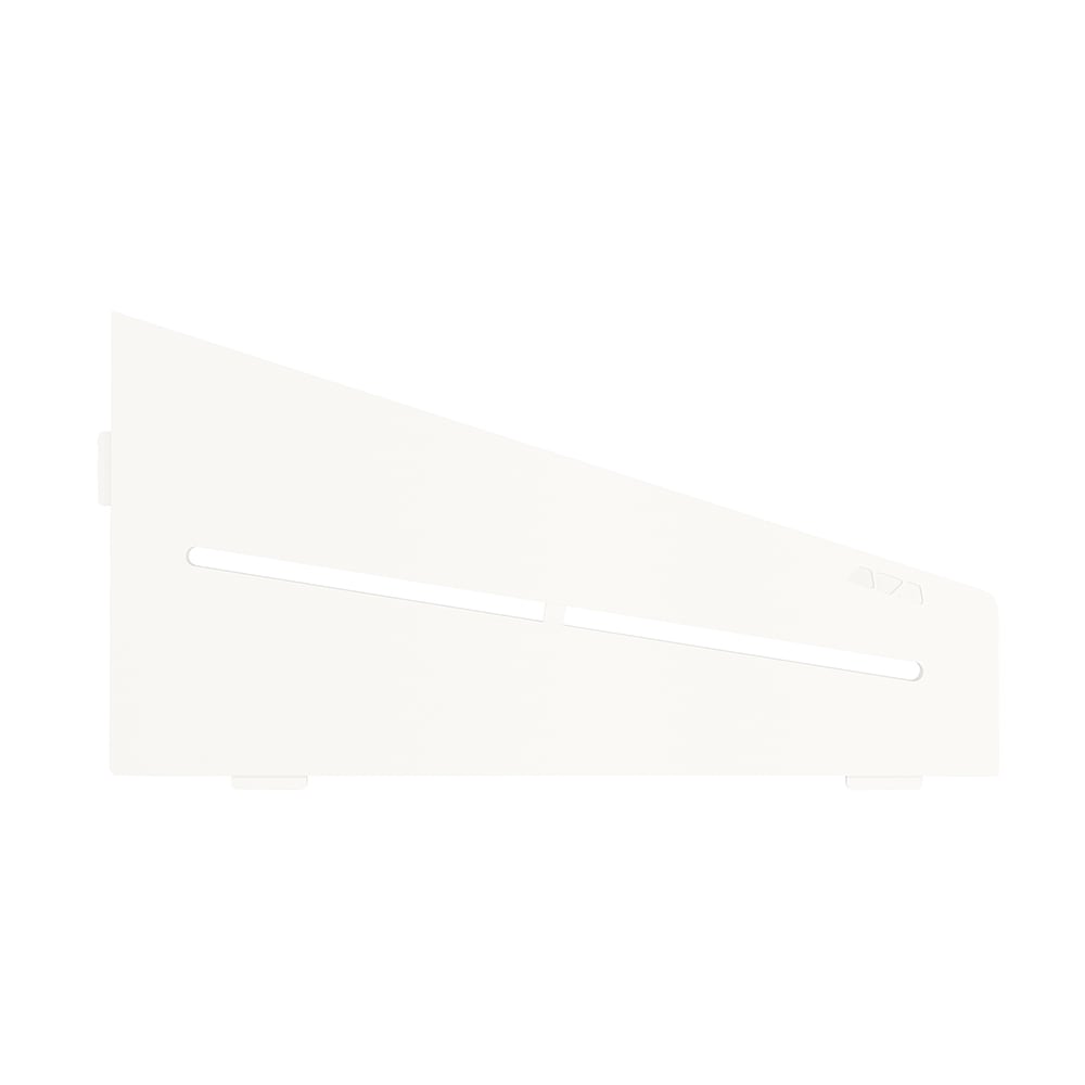 Schluter Systems SES3D7MBW Shelf Quadrilateral Corner Pure Matte White