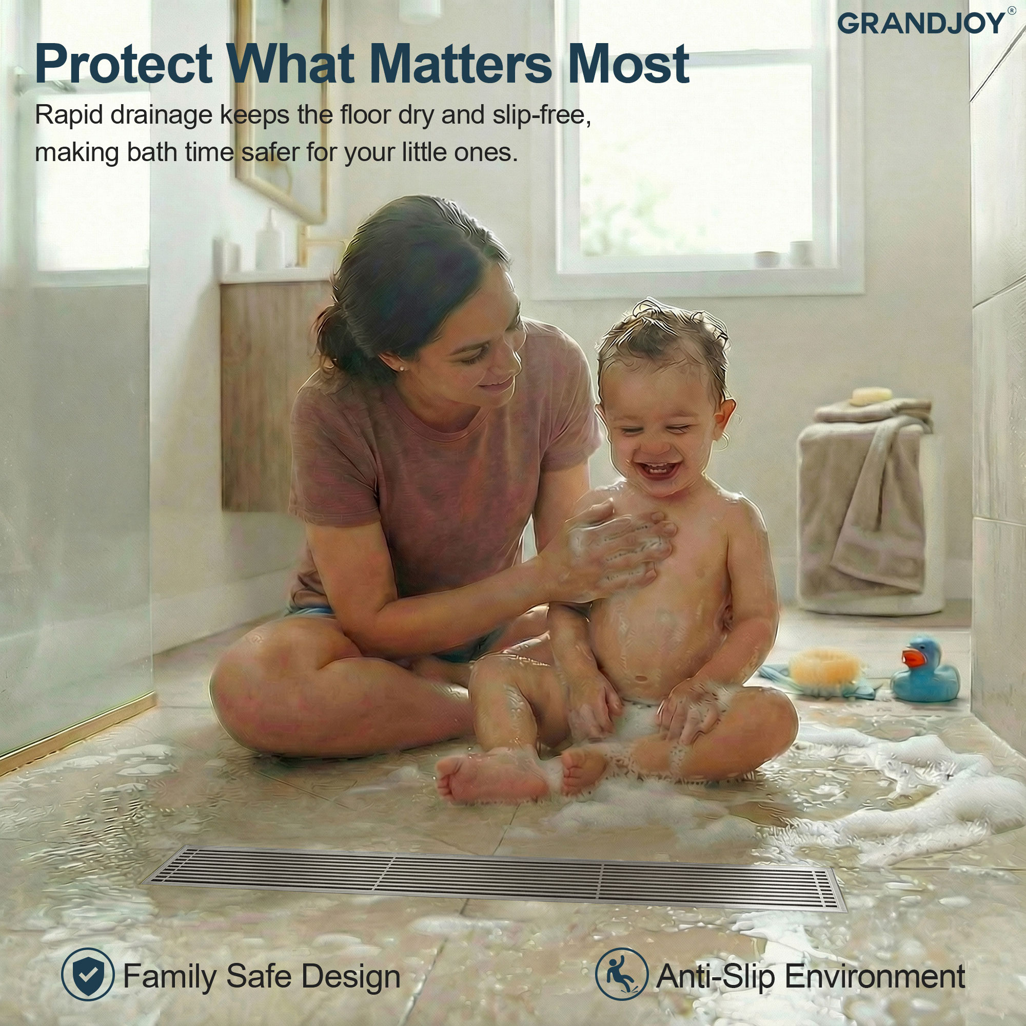 GRANDJOY SGF30GJ-70-BN Drains-Flanges - View #9