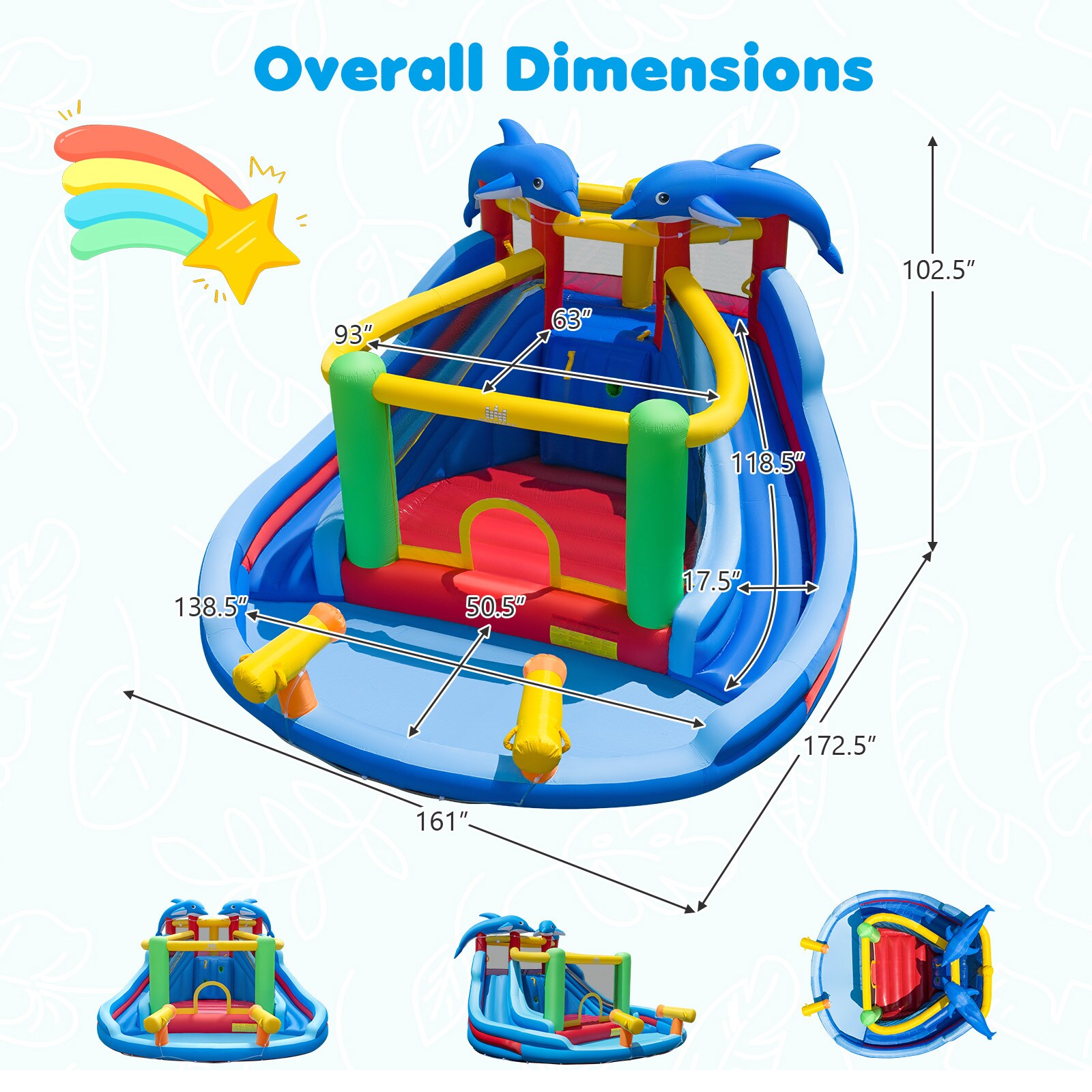 Costway CSHY006990 Bounce-Houses - View #3