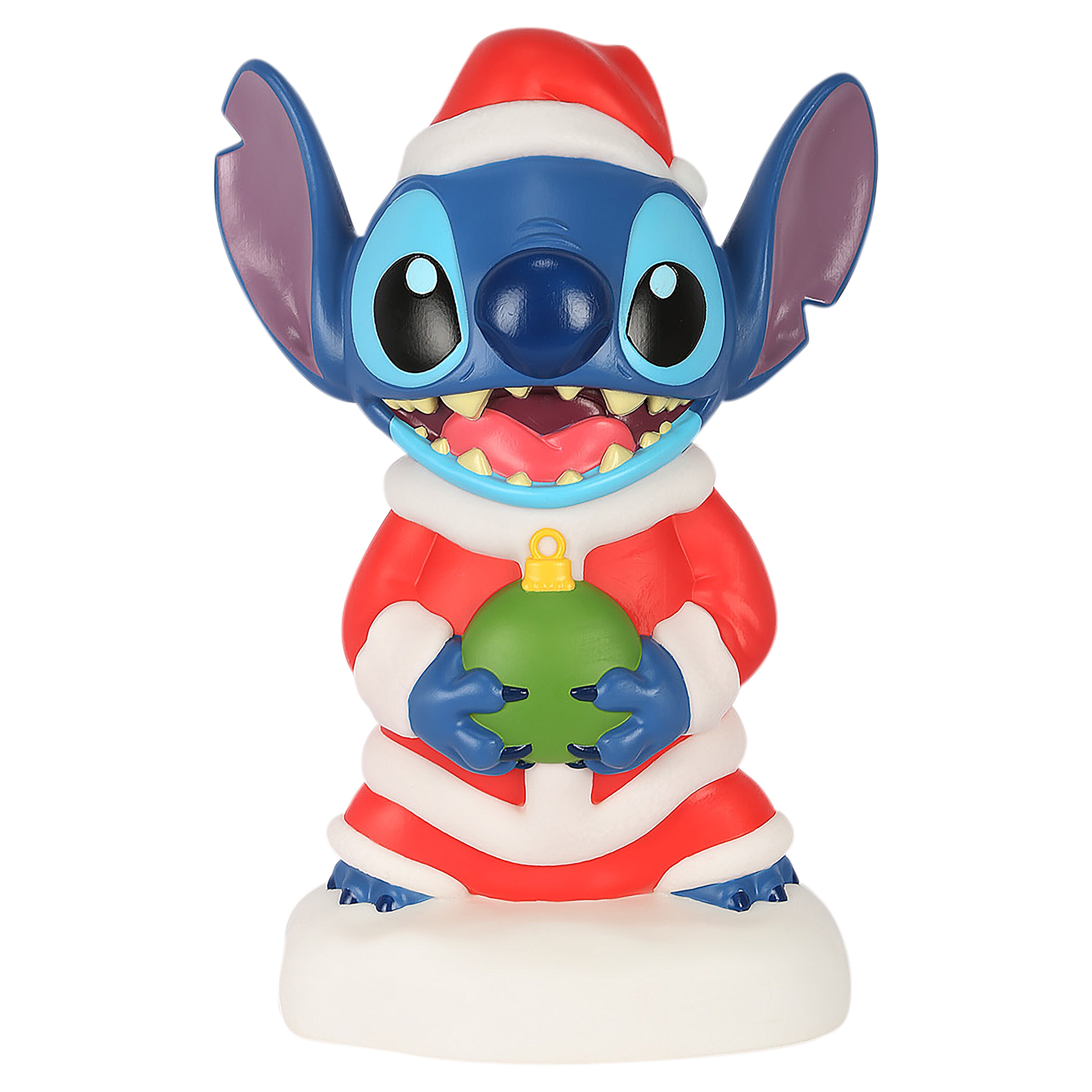 Disney 22-in LED Lilo & Stitch Blow Mold in the Outdoor Christmas ...