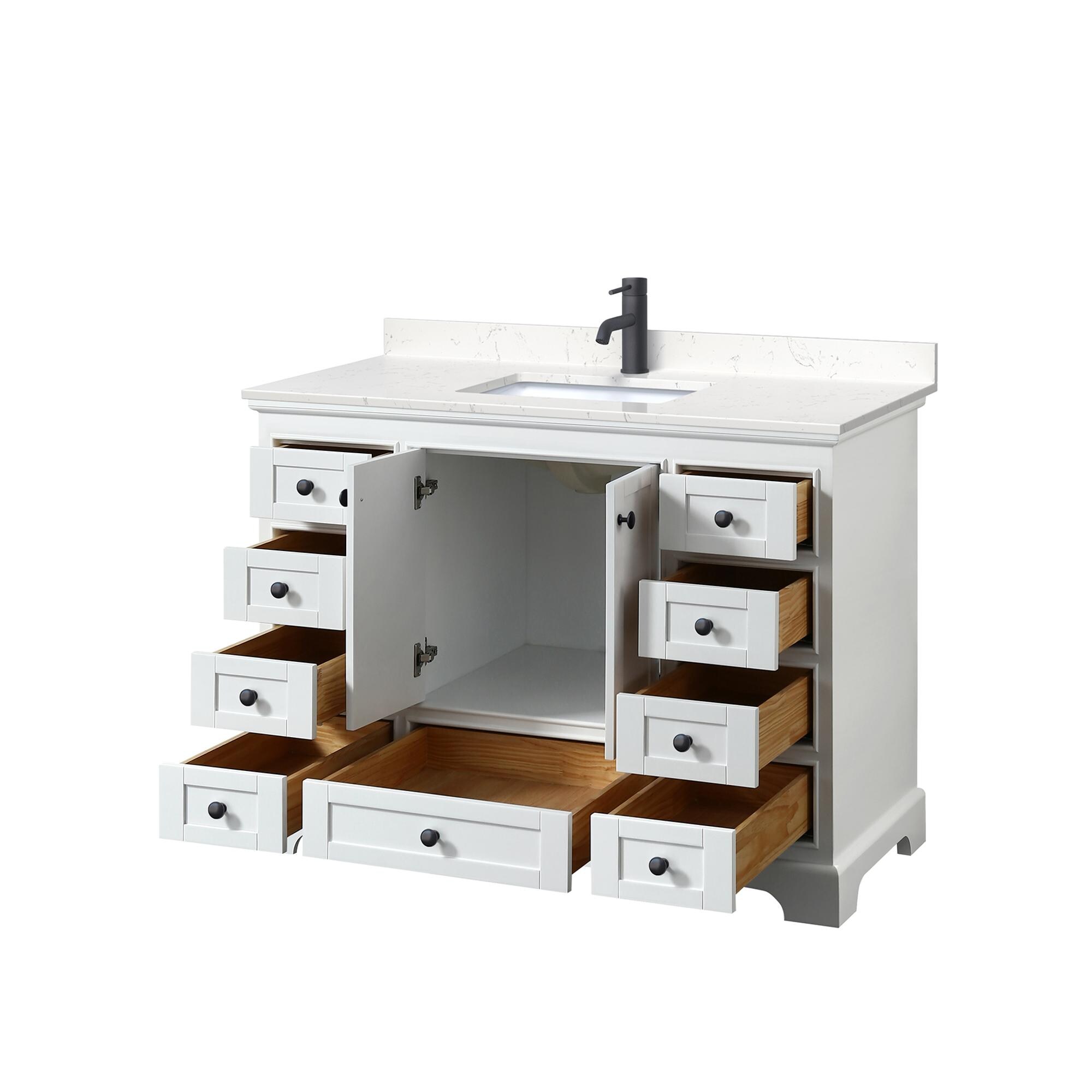 Wyndham Collection WCS202048SWBC2UNSMXX Bath-Vanity-Combo - View #3