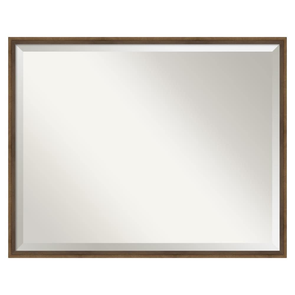 Amanti Art DSW4819411 Lucie 29-Inches x 22-Inches Framed Rectangle Bathroom Vanity Mirror ( Lucie Light Bronze )