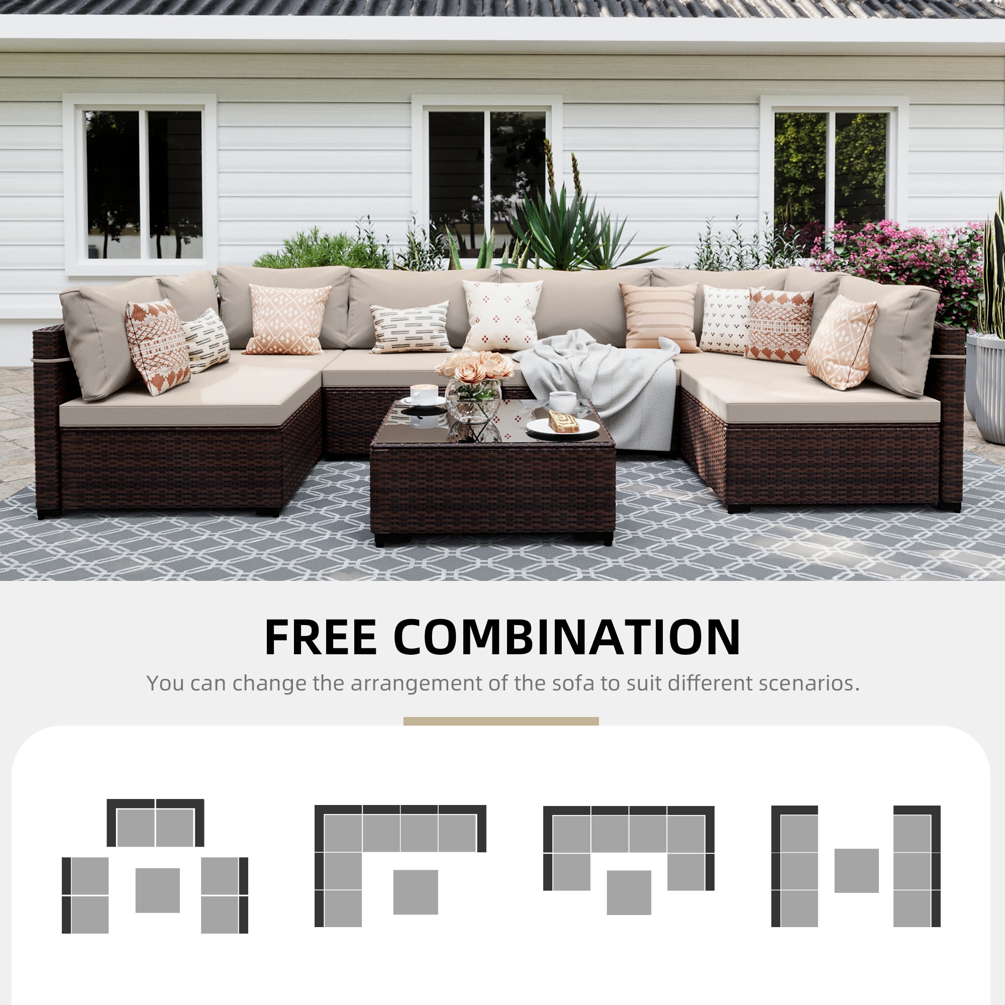 UPHA US1TBSF250530 Patio-Conversation-Sets - View #4