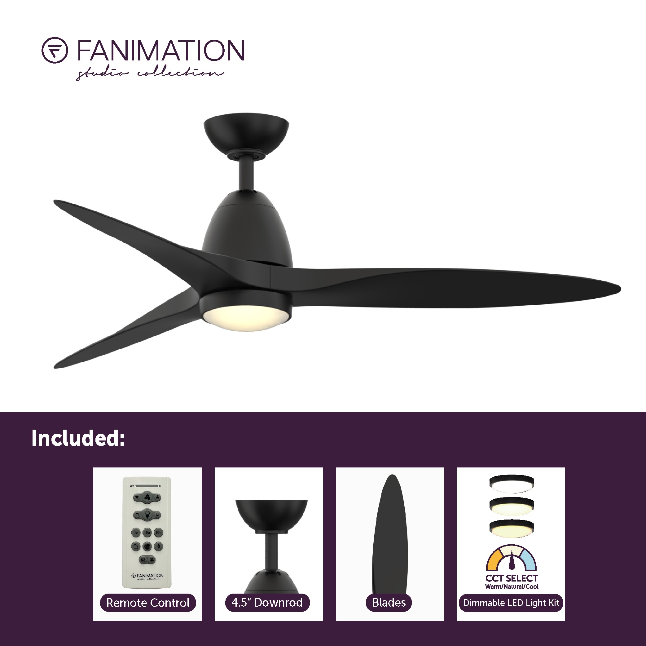 Fanimation Studio Collection LP8333LBL Ceiling-Fans - View #7