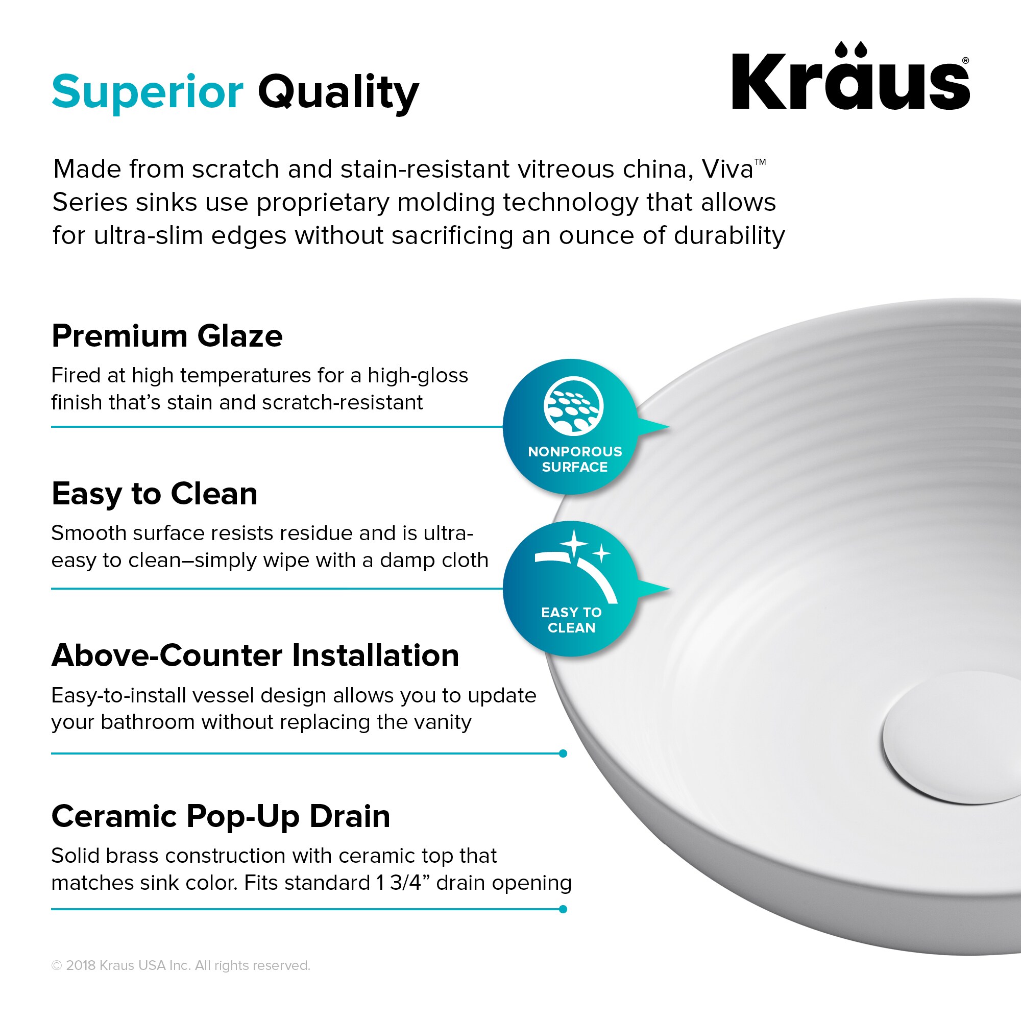 Kraus KCV-204GWH-20 Bath-Sink - View #7