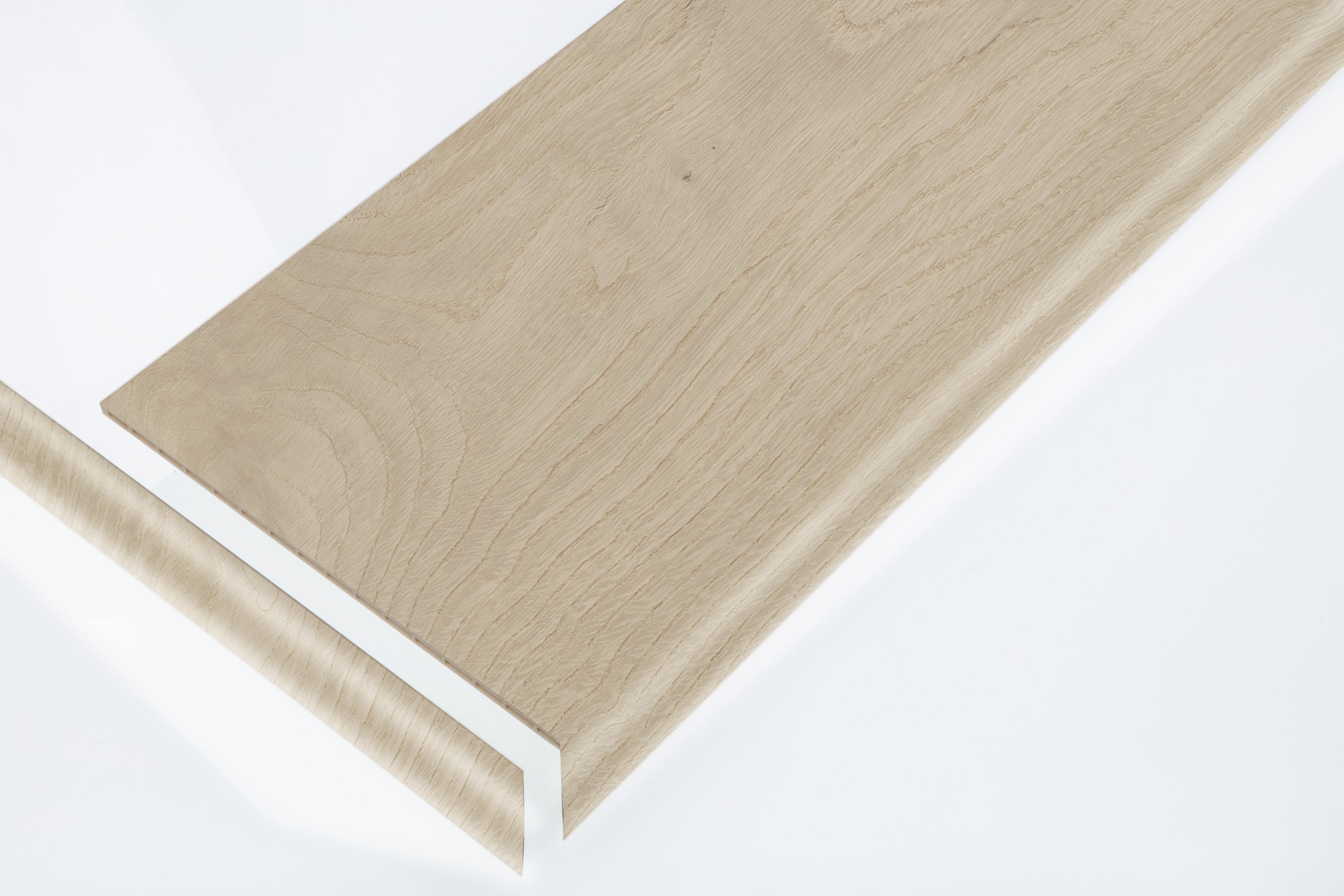 SMARTCORE - By COREtec 48-in L x 12.2-in W x 1.73-in T Trenton Oak Oak Vinyl Bullnose Stair Tread