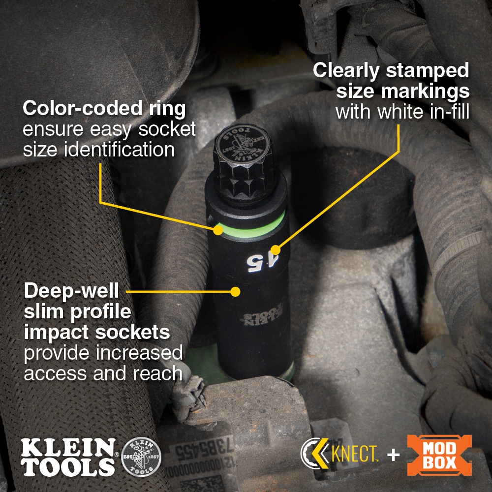 Klein Tools 65111IMPCTM Socket-Sets - View #4
