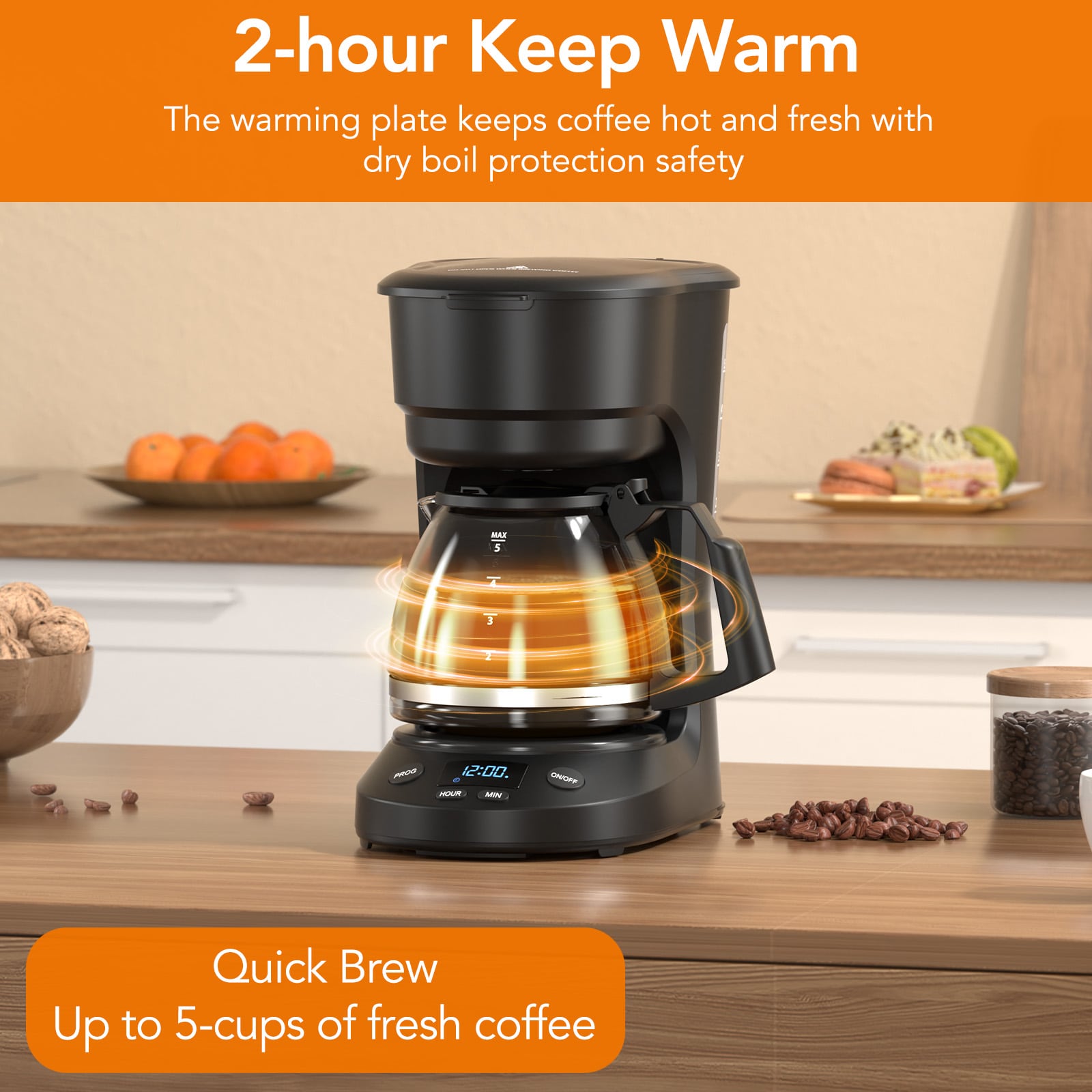 COWSAR LSCM3710H-BLACK Coffee-Makers - View #3