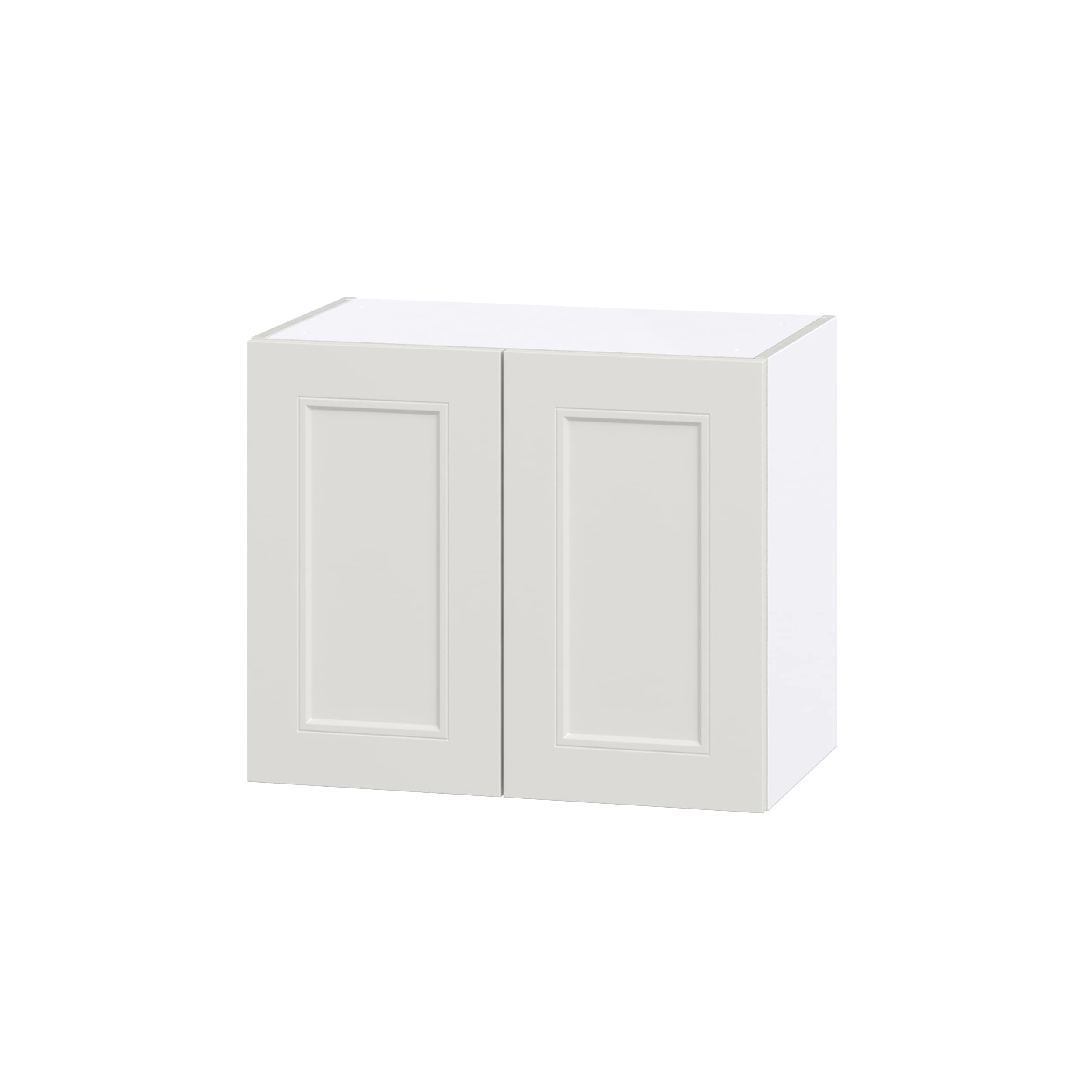 Hugo&Borg DSW2420-2-BE Belcourt 24-in W x 20-in H x 14-in D Painted Light Gray Wall Fully assembled Cabinet (Recessed Panel Shaker)