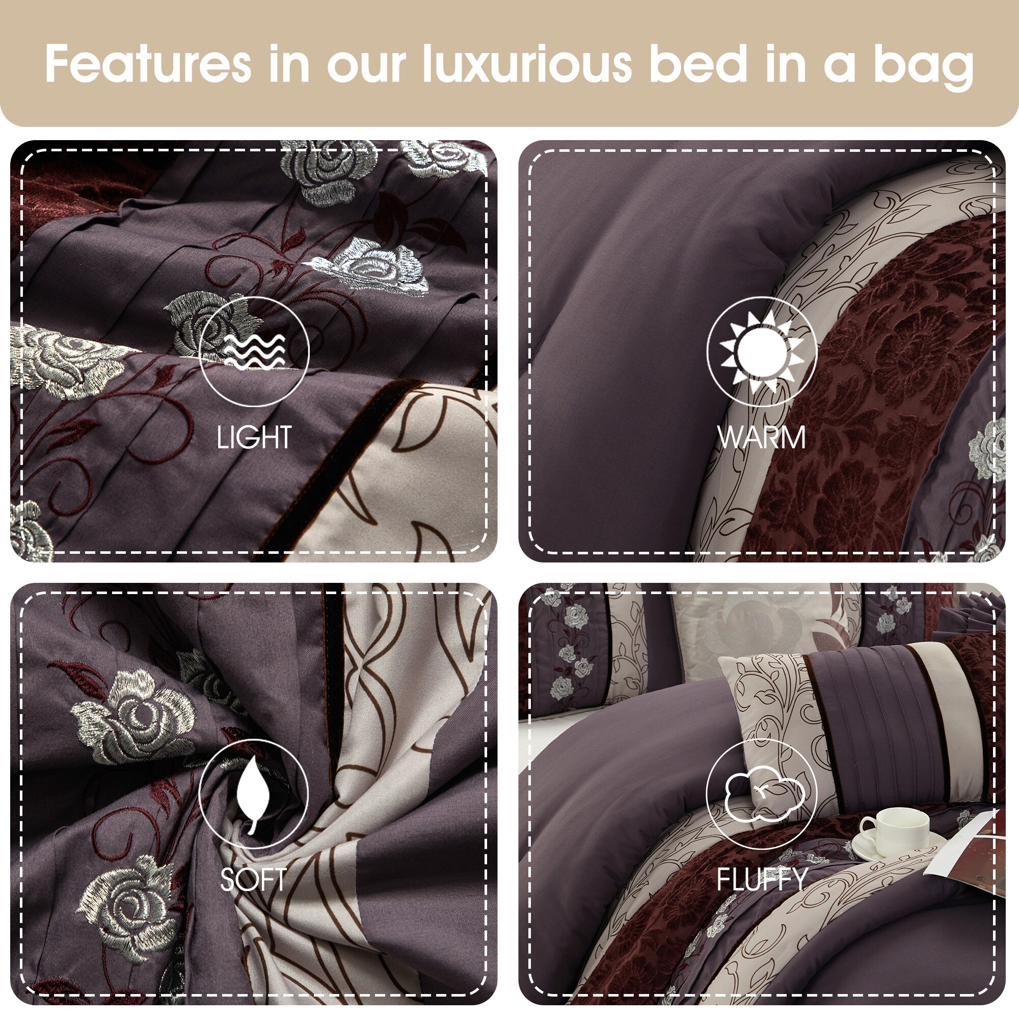 Nanshing RILEY-CK-PUR bedding - View #5