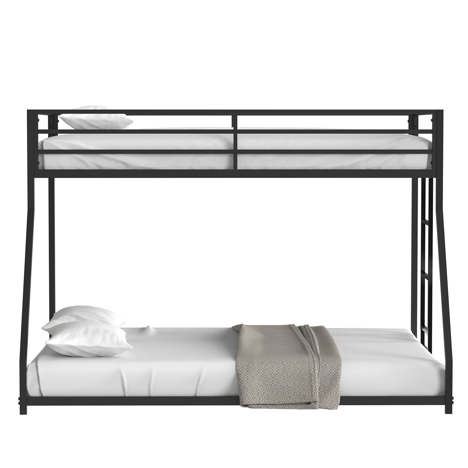 Queen Canopy Metal Upholstered Bed Frame With Four Posters(Black) Queen Contemporary Bed Frame | - Sumyeg IC-W42721083