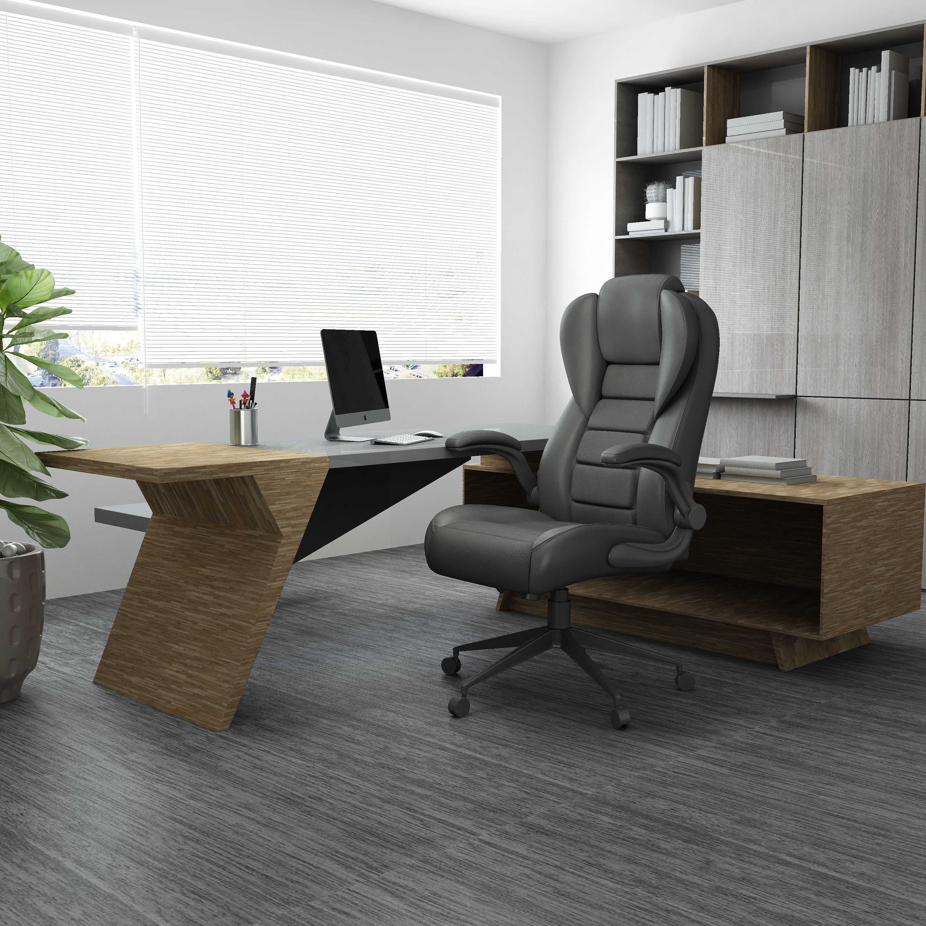 Boss Office Products B8551-BK Office-Chairs - View #6
