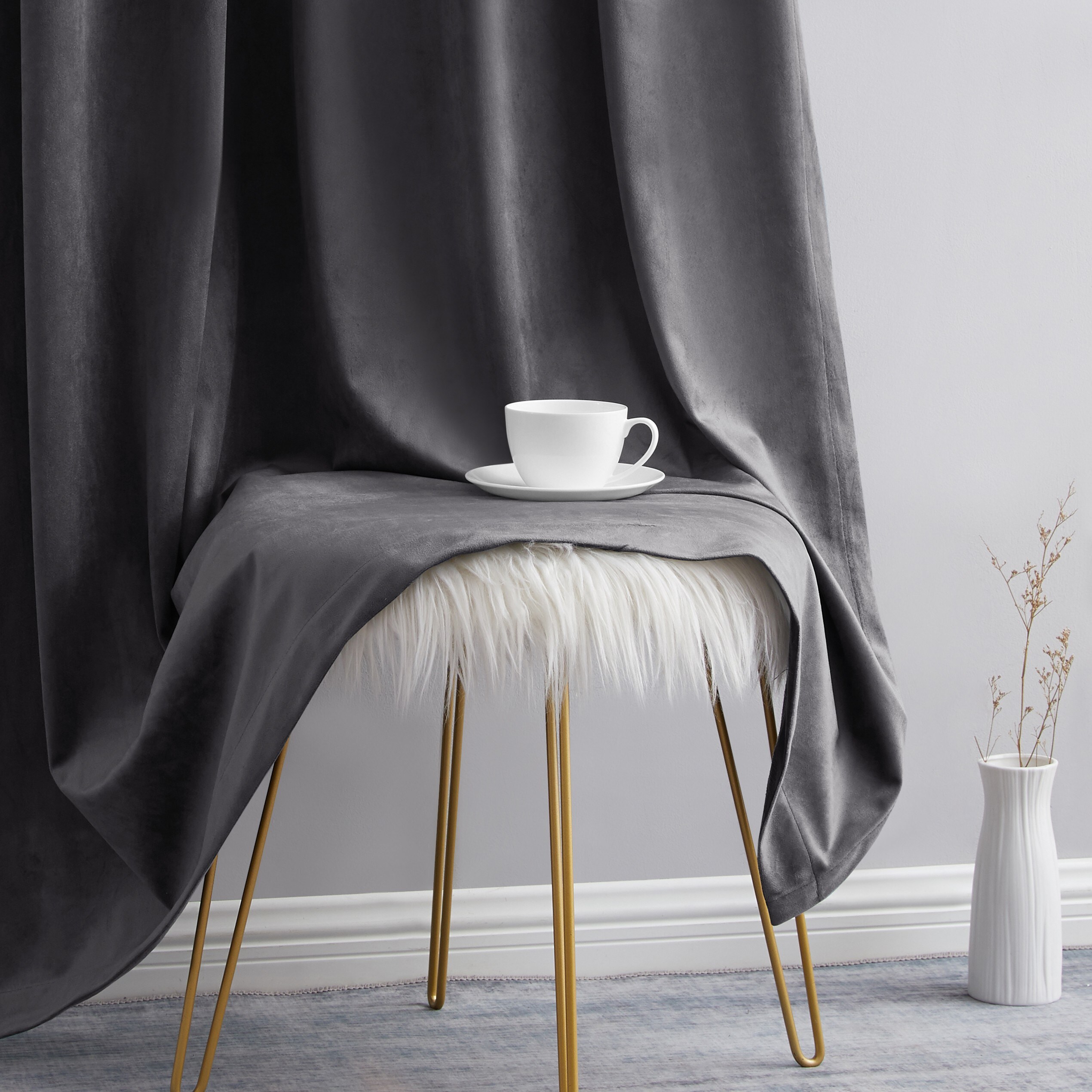 HLC.me LPZ-63CHARC curtains - View #5