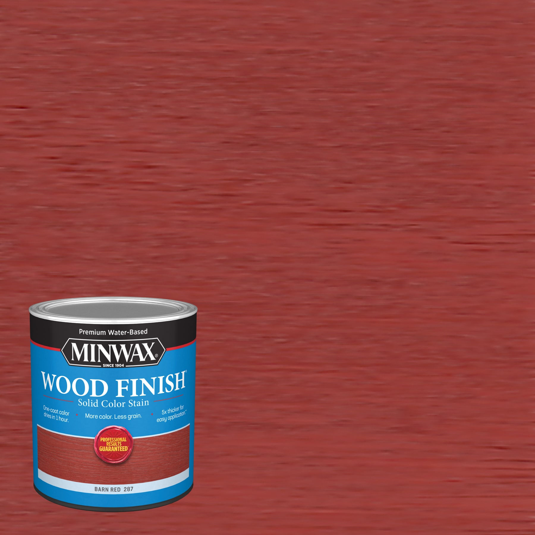 Minwax Wood Finish Water-Based Black Mw1173 Solid Interior Stain (1-Quart)  in the Interior Stains department at