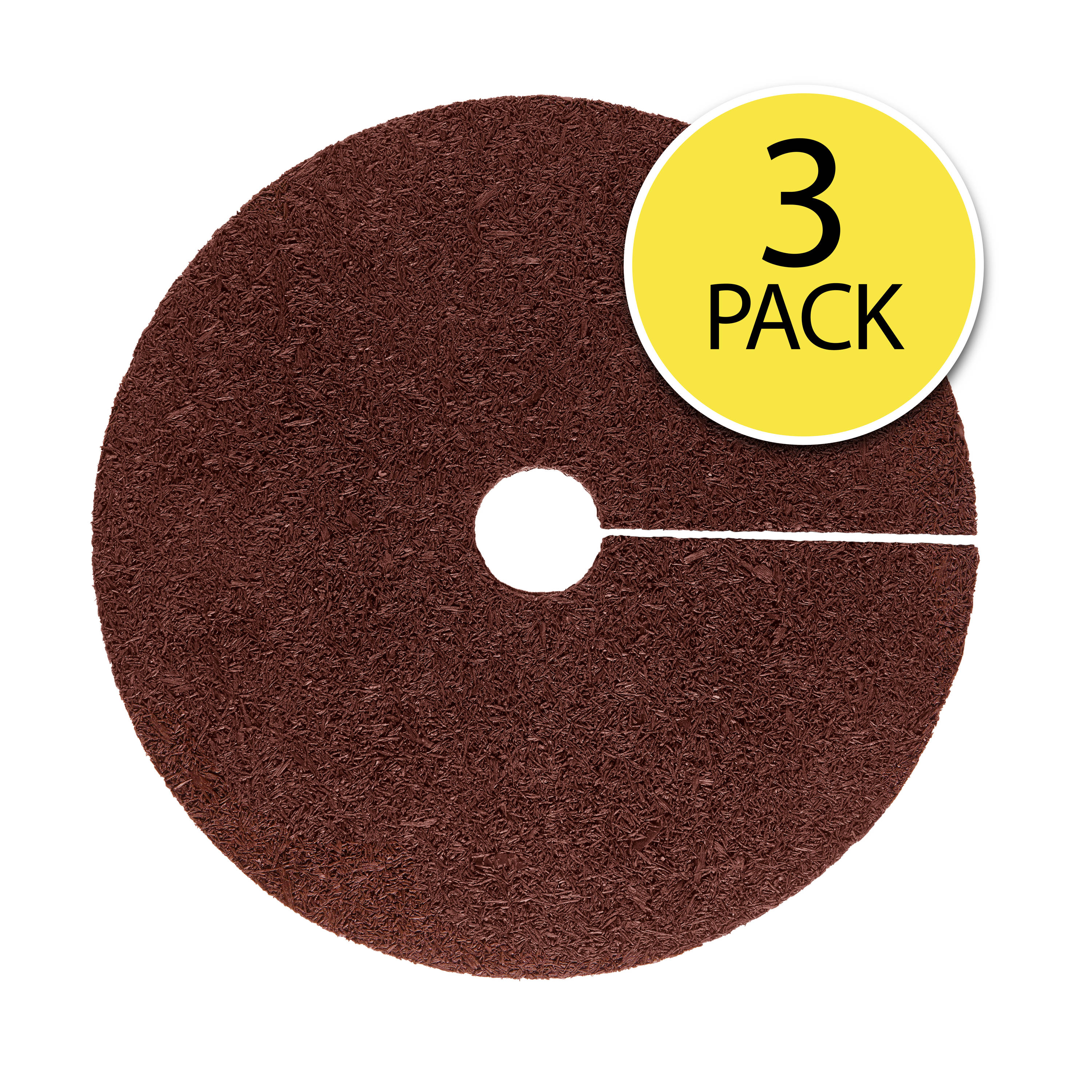 Rubberific DCTR24RD3 Red recycled rubber Rubber 24-Inches Tree Ring