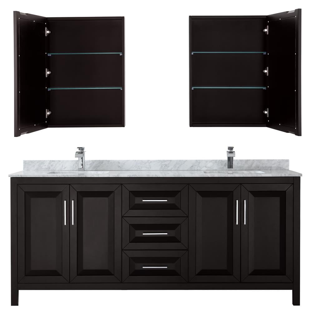 Wyndham Collection WCV252580DDECMUNSMED Bath-Vanity-Combo - View #4