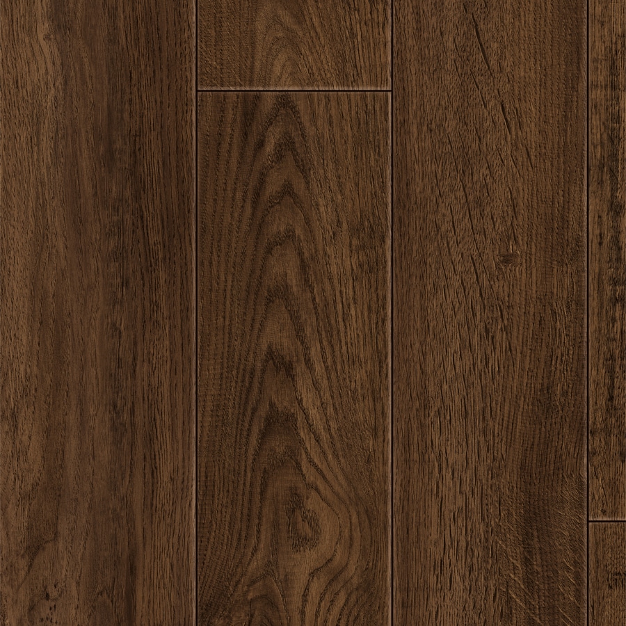 Style Selections (Sample) Handscraped Sable Oak Laminate Flooring 