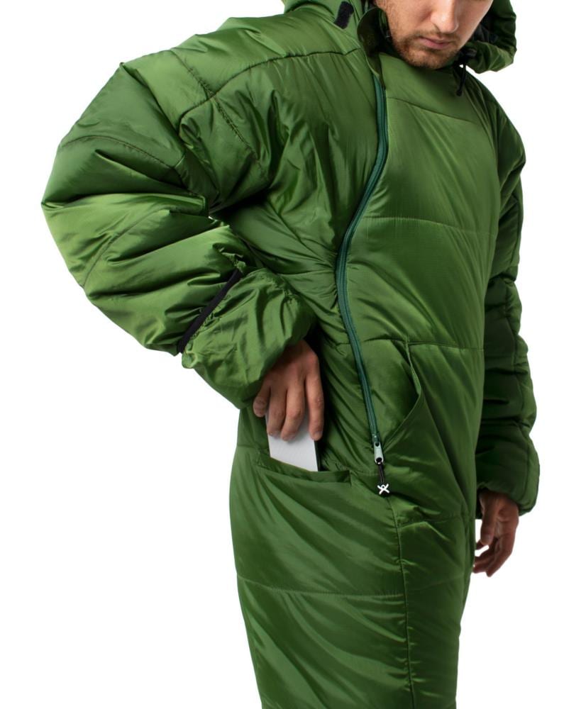 SELKBAG Original 6G Wearable Sleeping Bag in Green Size S
