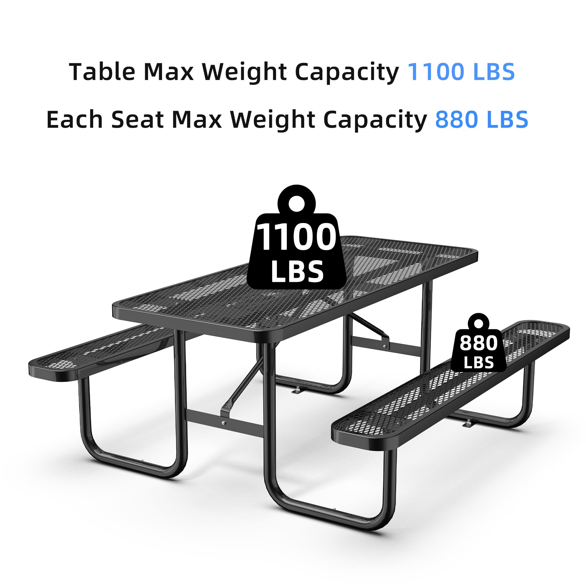 Clihome CL-CLL00016 Picnic-Tables - View #5